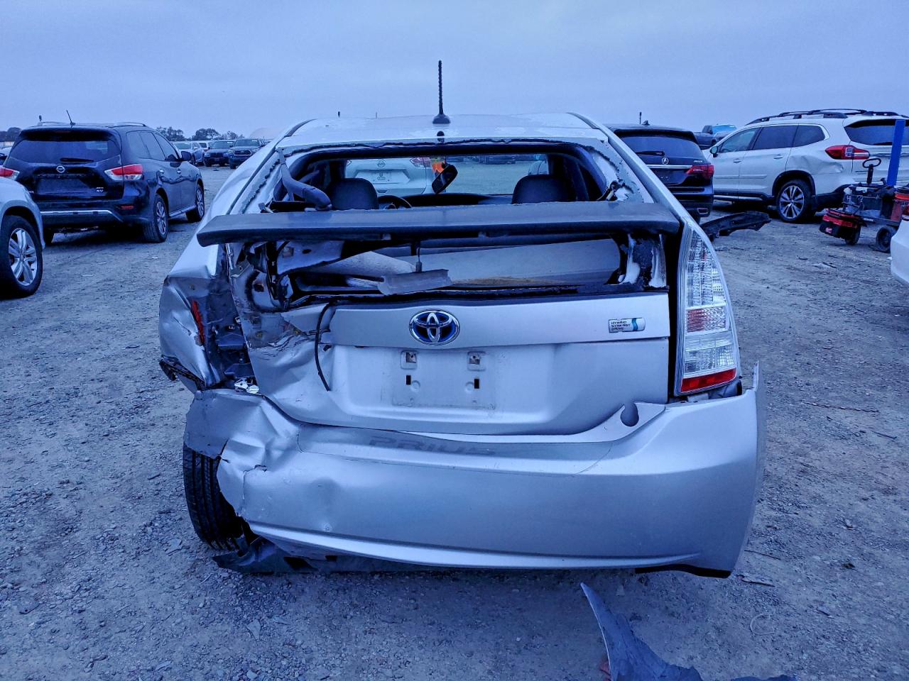 2010 Toyota Prius Silver vin: JTDKN3DU6A0231608