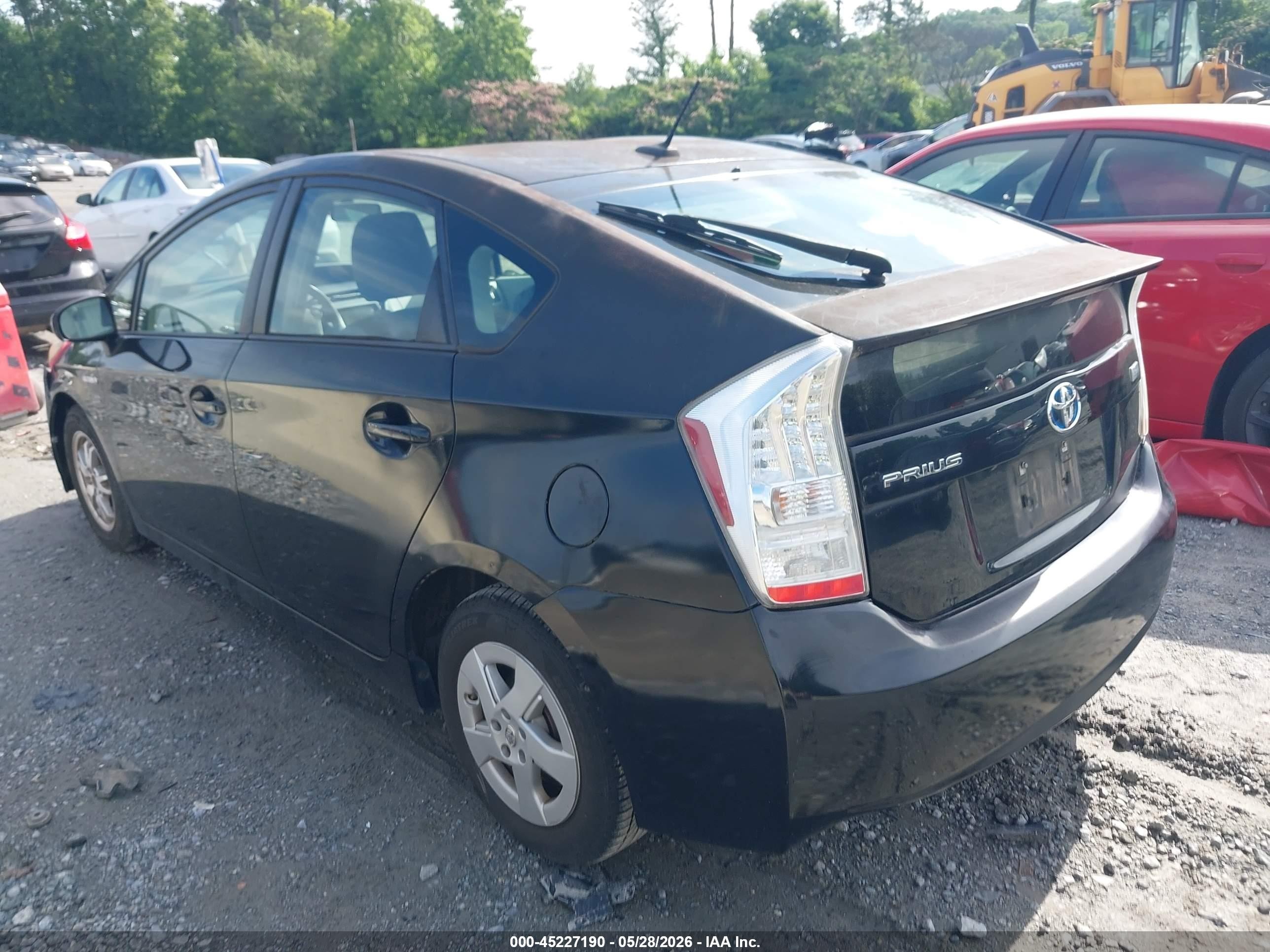 2010 Toyota Prius Iii Black vin: JTDKN3DU6A0235979