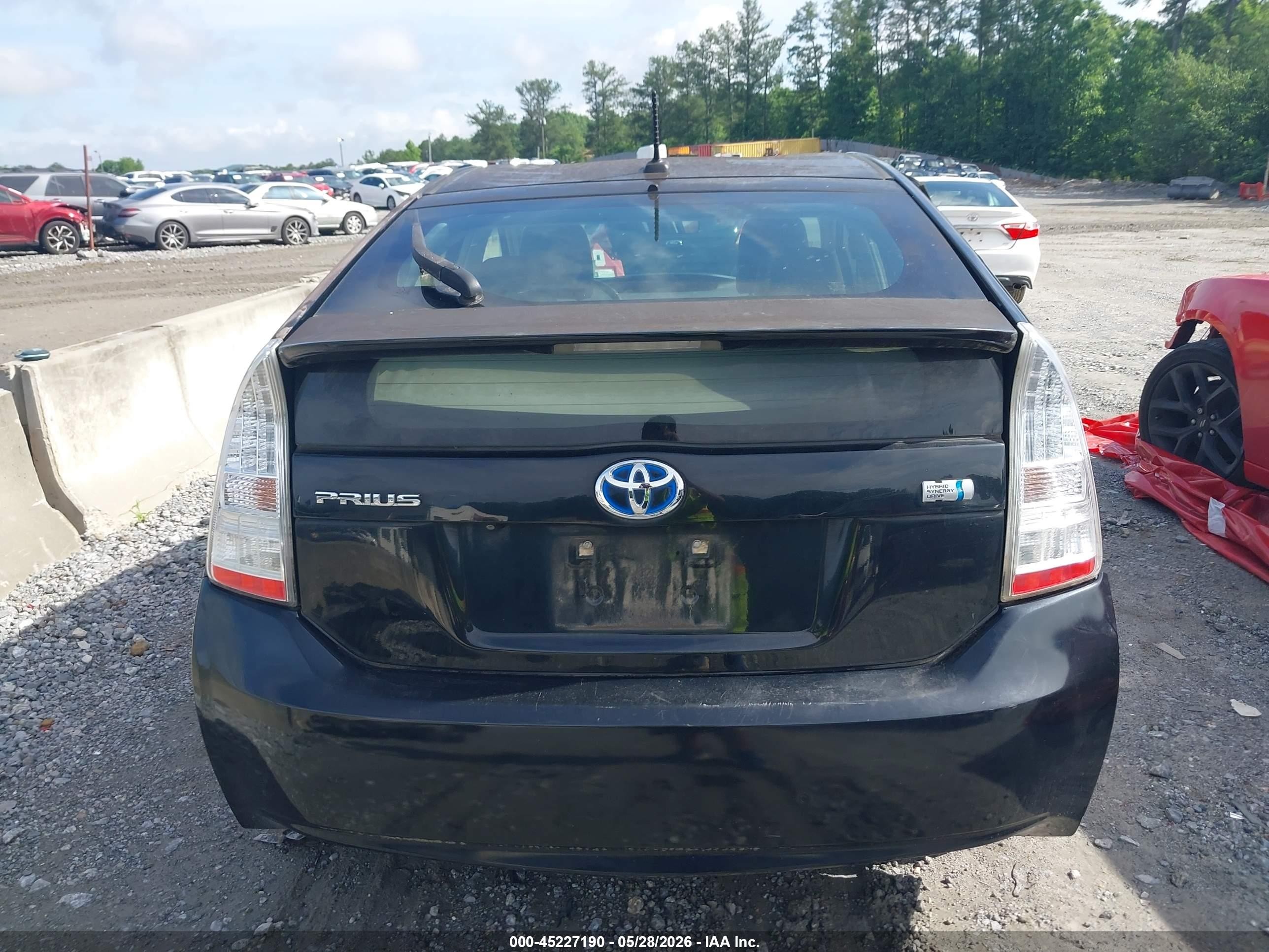 2010 Toyota Prius Iii Black vin: JTDKN3DU6A0235979