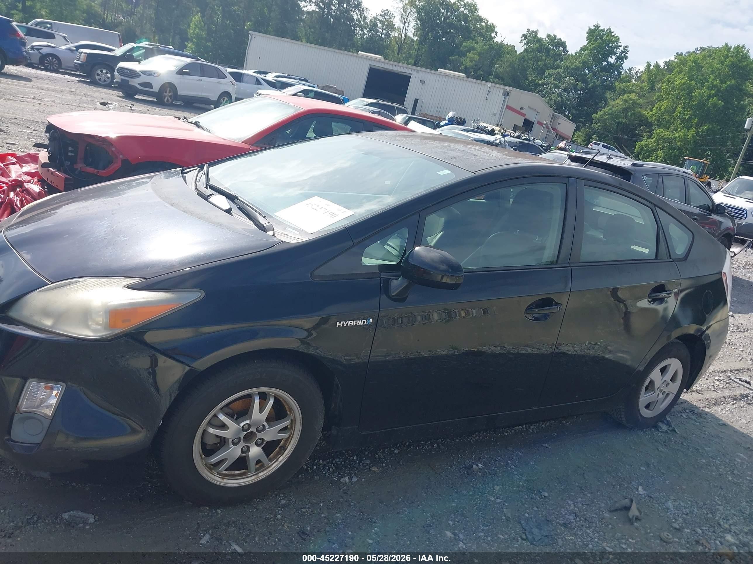 2010 Toyota Prius Iii Black vin: JTDKN3DU6A0235979