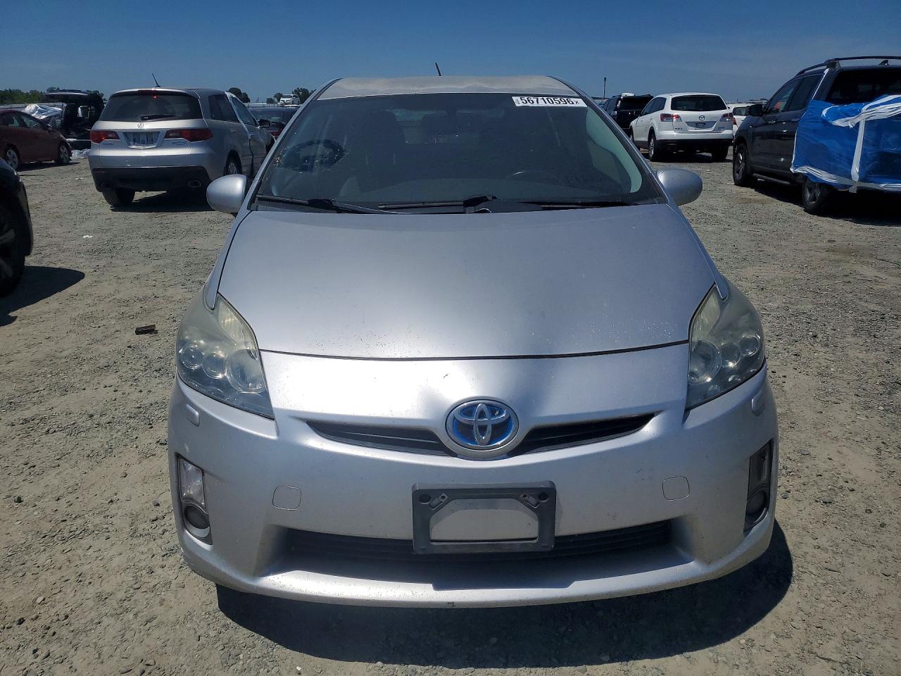 2010 Toyota Prius V Silver vin: JTDKN3DU6A1036277