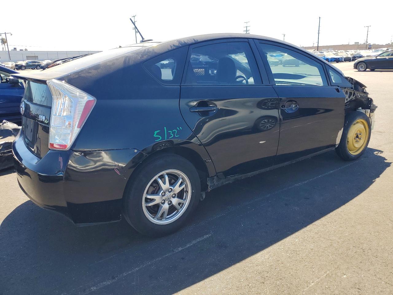 2010 Toyota Prius Iv Black vin: JTDKN3DU6A1130336