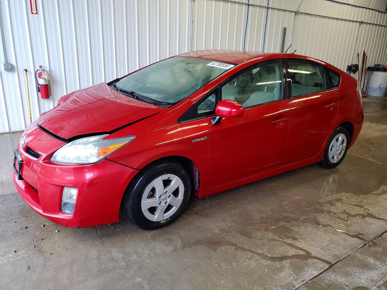 2010 Toyota Prius Iii Red vin: JTDKN3DU6A1257443