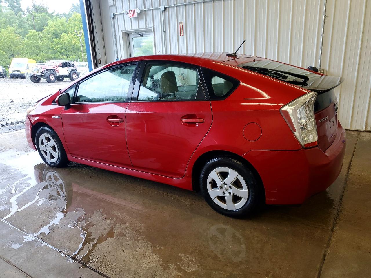 2010 Toyota Prius Iii Red vin: JTDKN3DU6A1257443