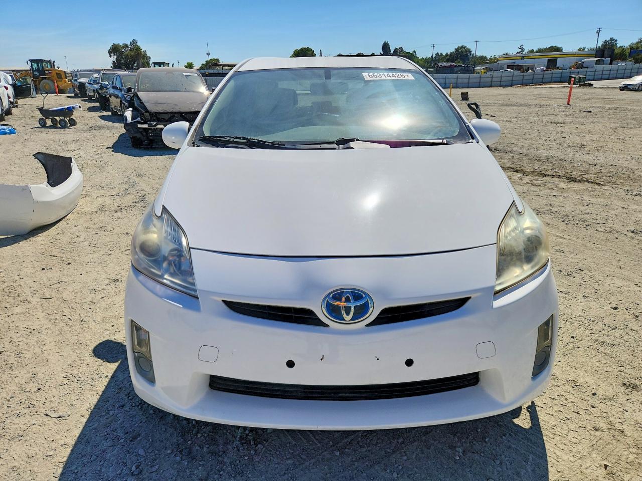 2010 Toyota Prius I White vin: JTDKN3DU6A1261198