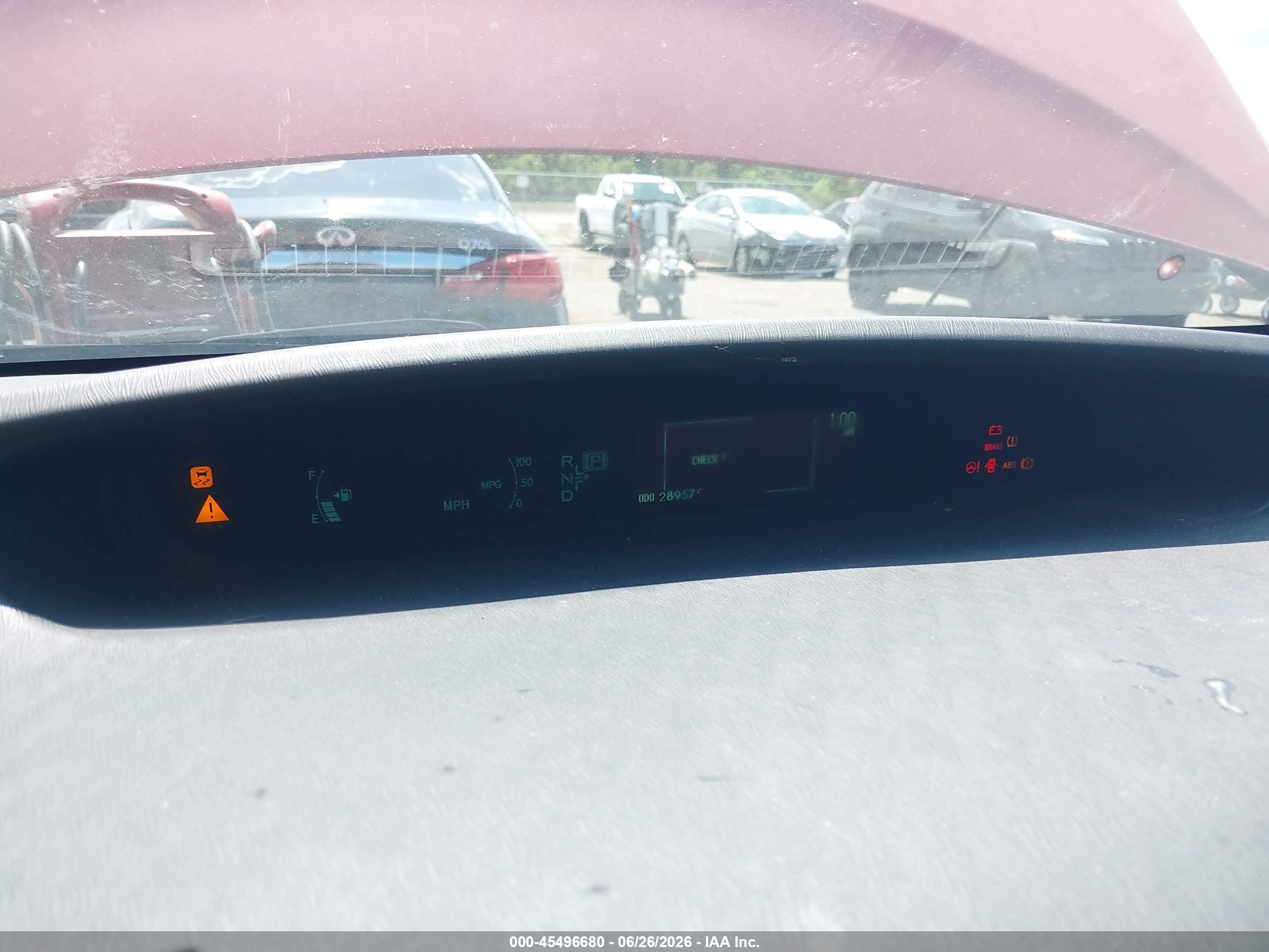 2010 Toyota Prius Iii Красный vin: JTDKN3DU6A5075492
