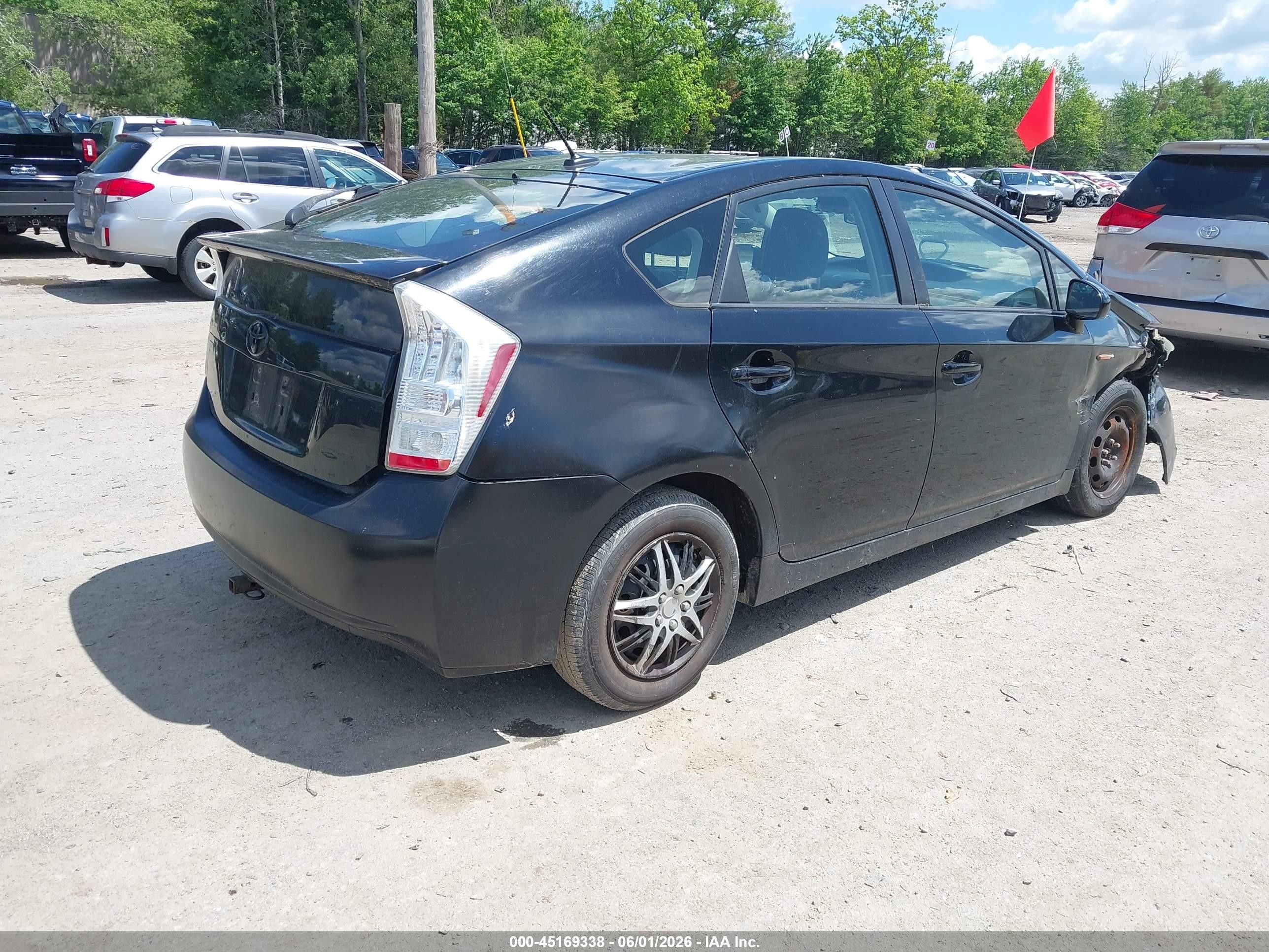 2010 Toyota Prius Ii Черный vin: JTDKN3DU6A5135769