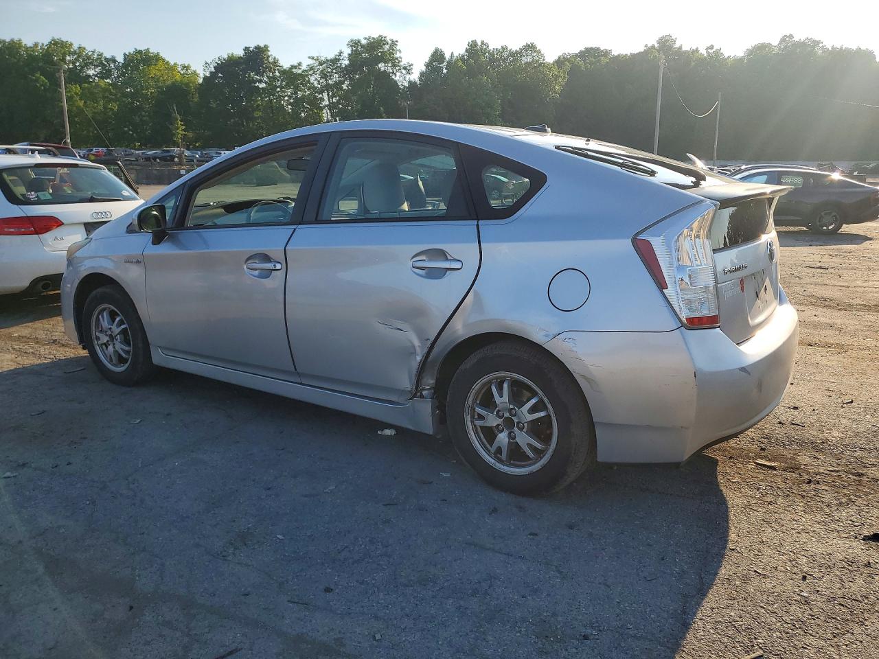 2010 Toyota Prius Ii Silver vin: JTDKN3DU6A5157643