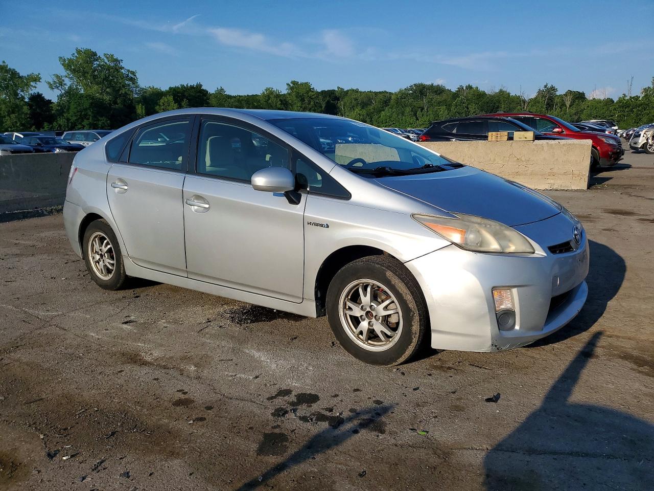 2010 Toyota Prius Ii Silver vin: JTDKN3DU6A5157643