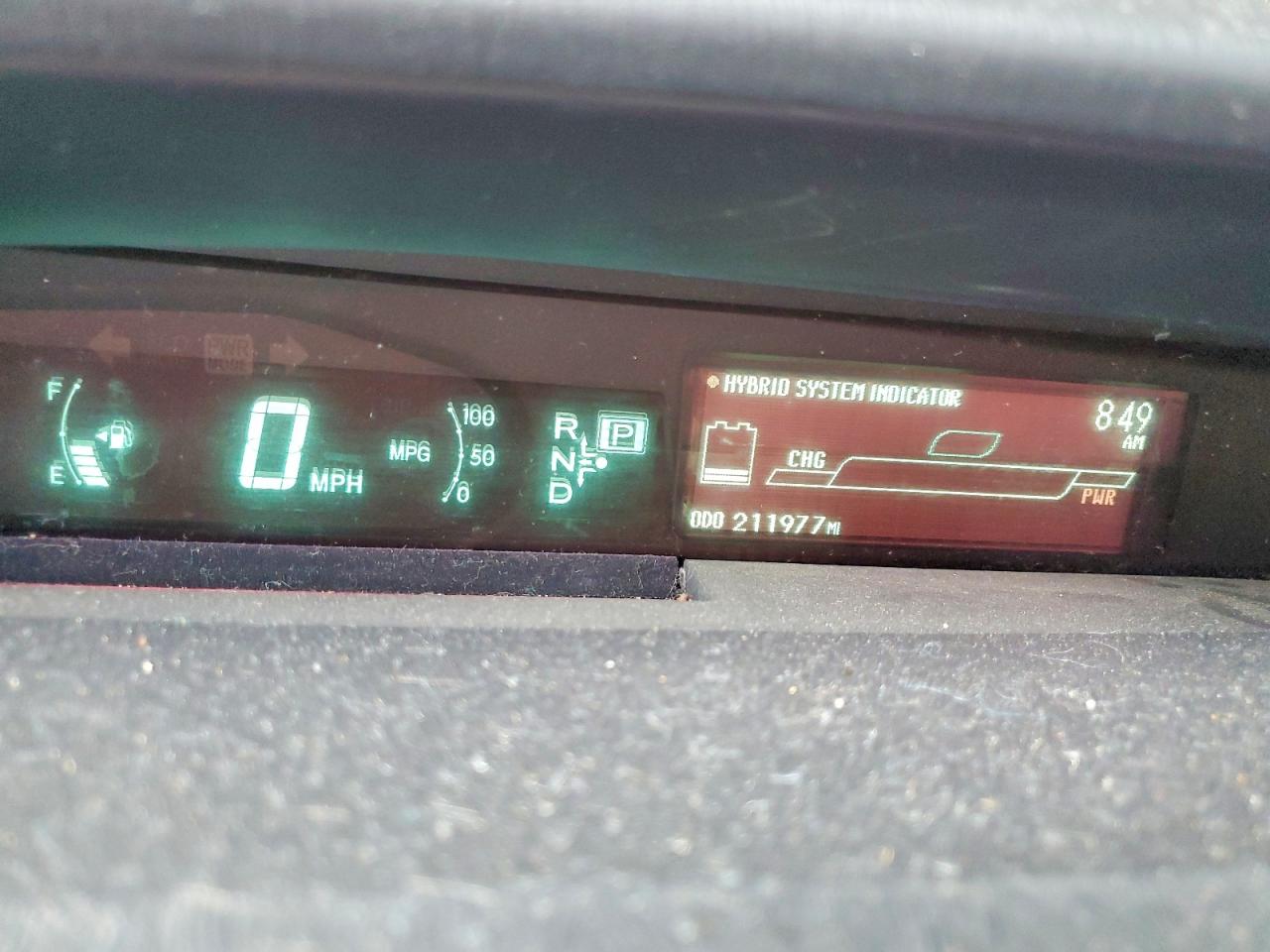 2011 Toyota Prius Two Black vin: JTDKN3DU6B0262911