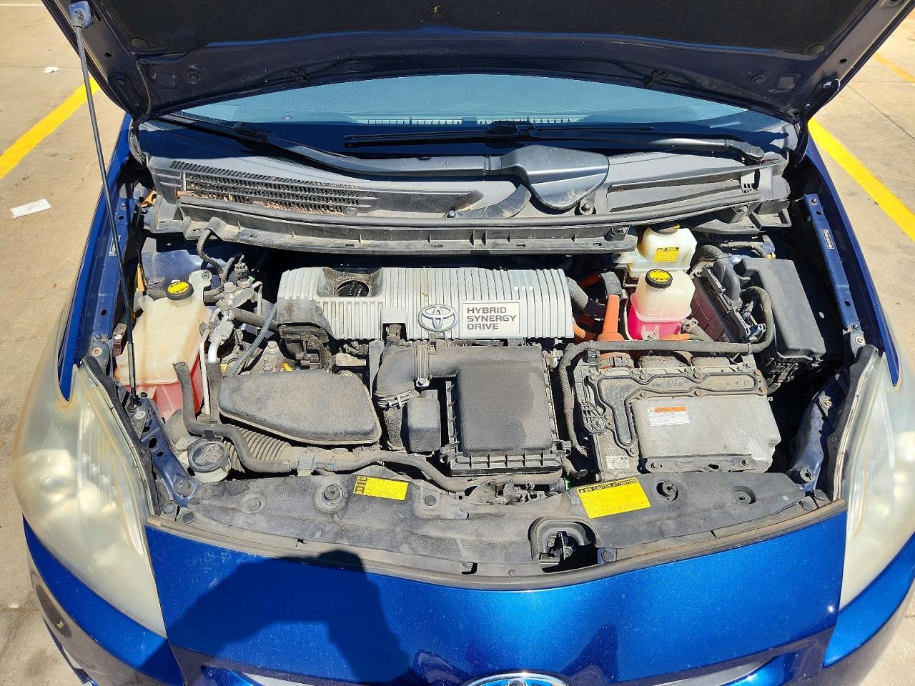 2011 Toyota Prius Two Синий vin: JTDKN3DU6B0266781