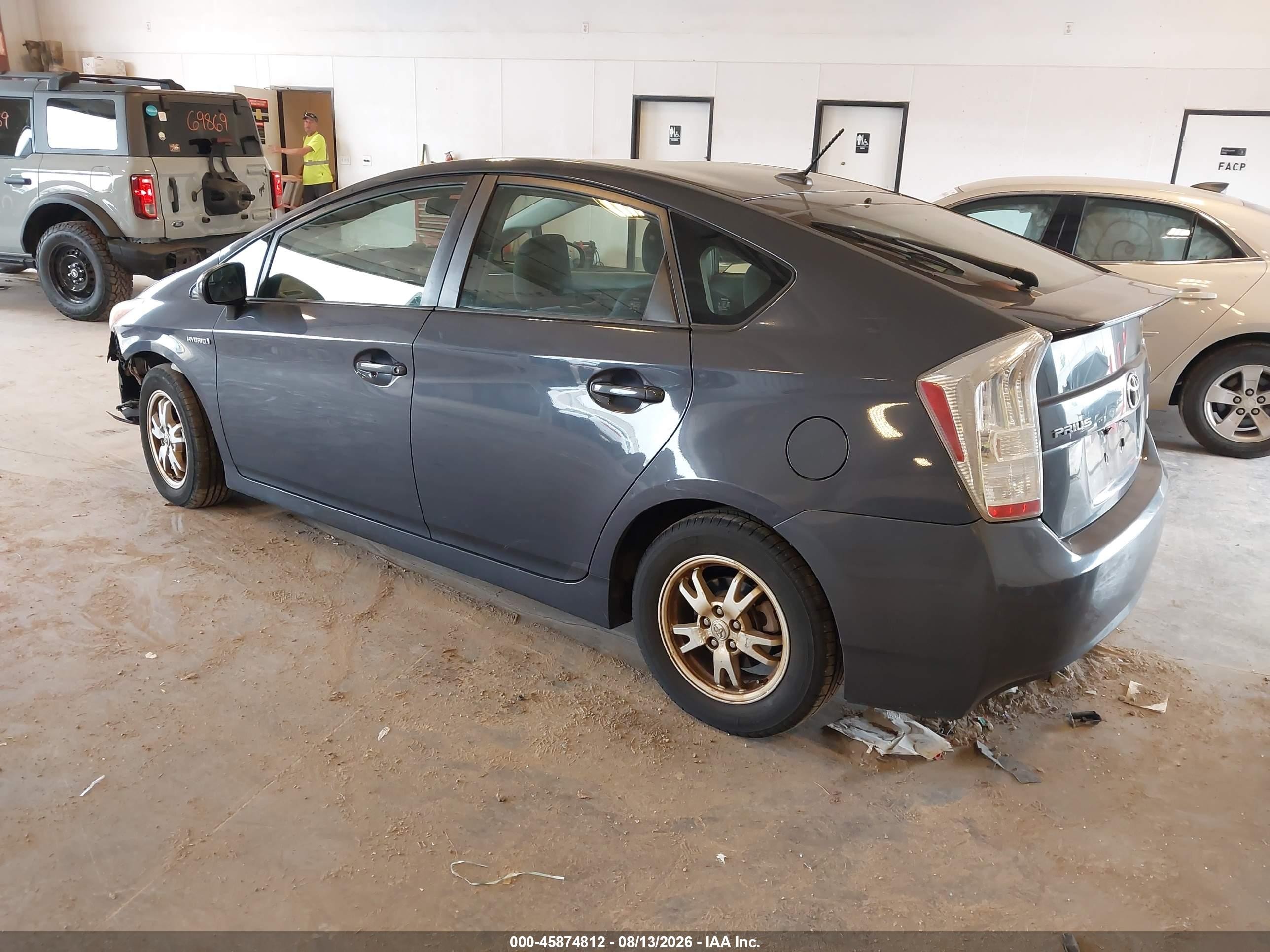 2011 Toyota Prius Two Gray vin: JTDKN3DU6B0283483