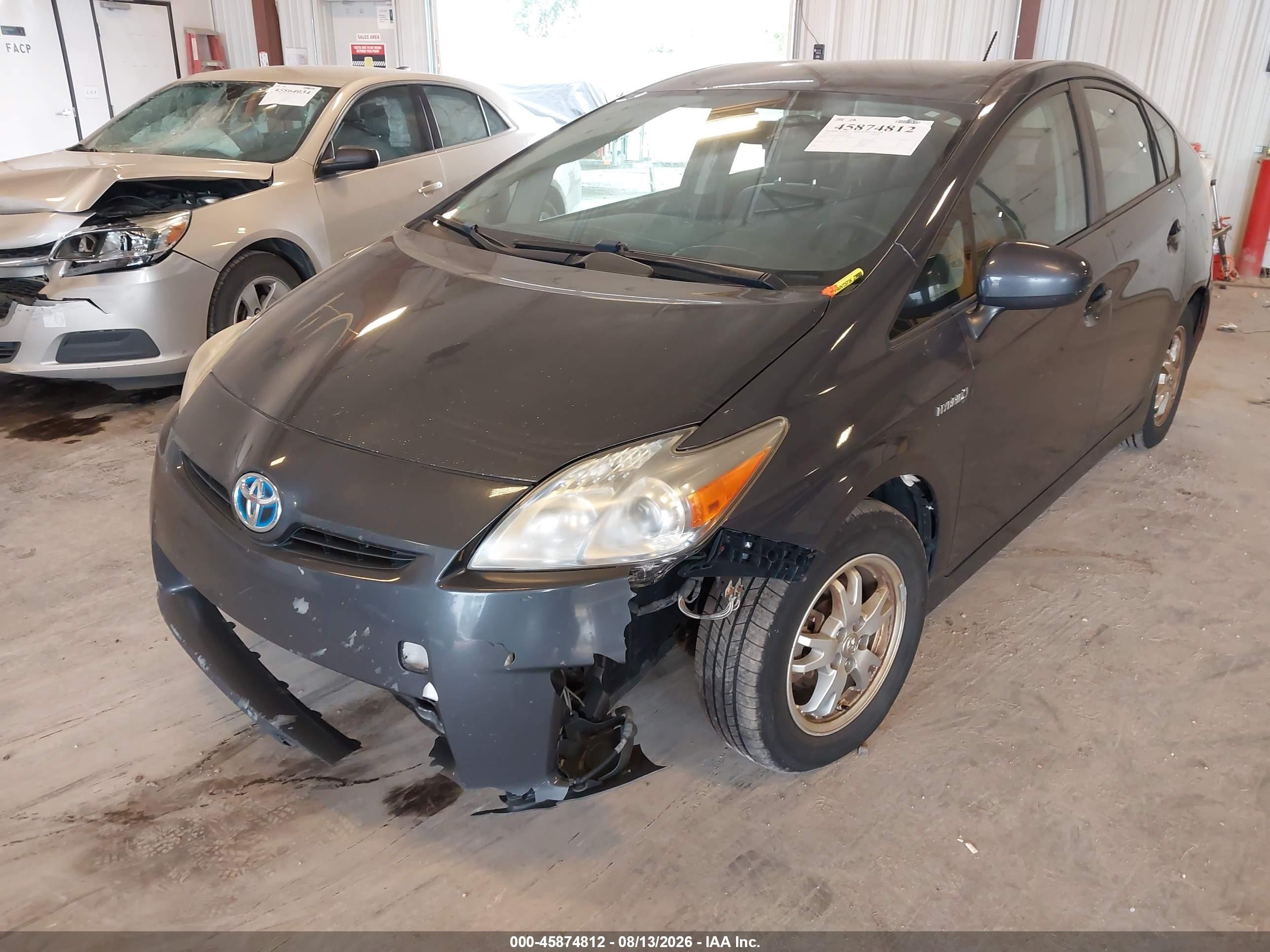 2011 Toyota Prius Two Gray vin: JTDKN3DU6B0283483