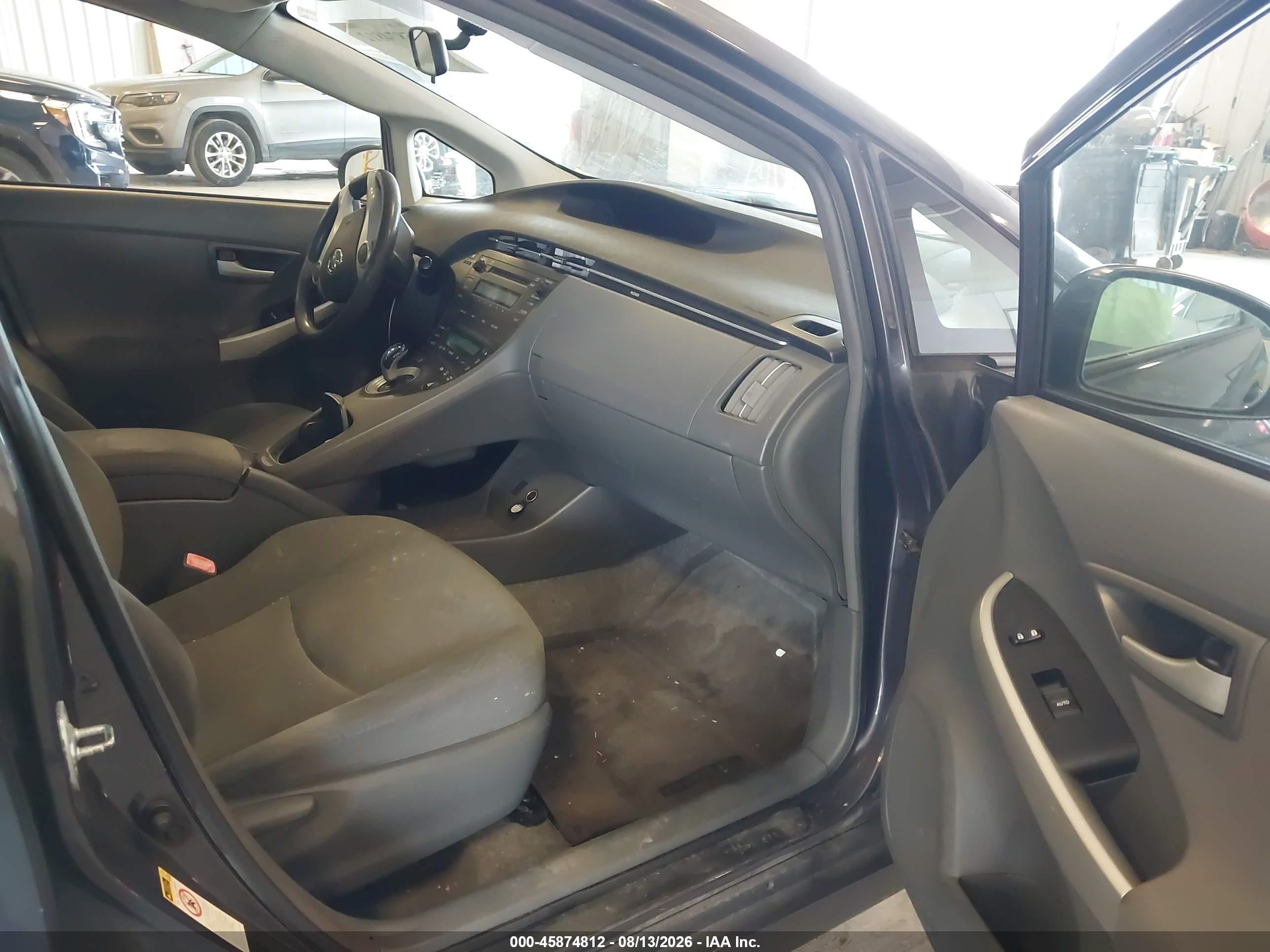 2011 Toyota Prius Two Gray vin: JTDKN3DU6B0283483