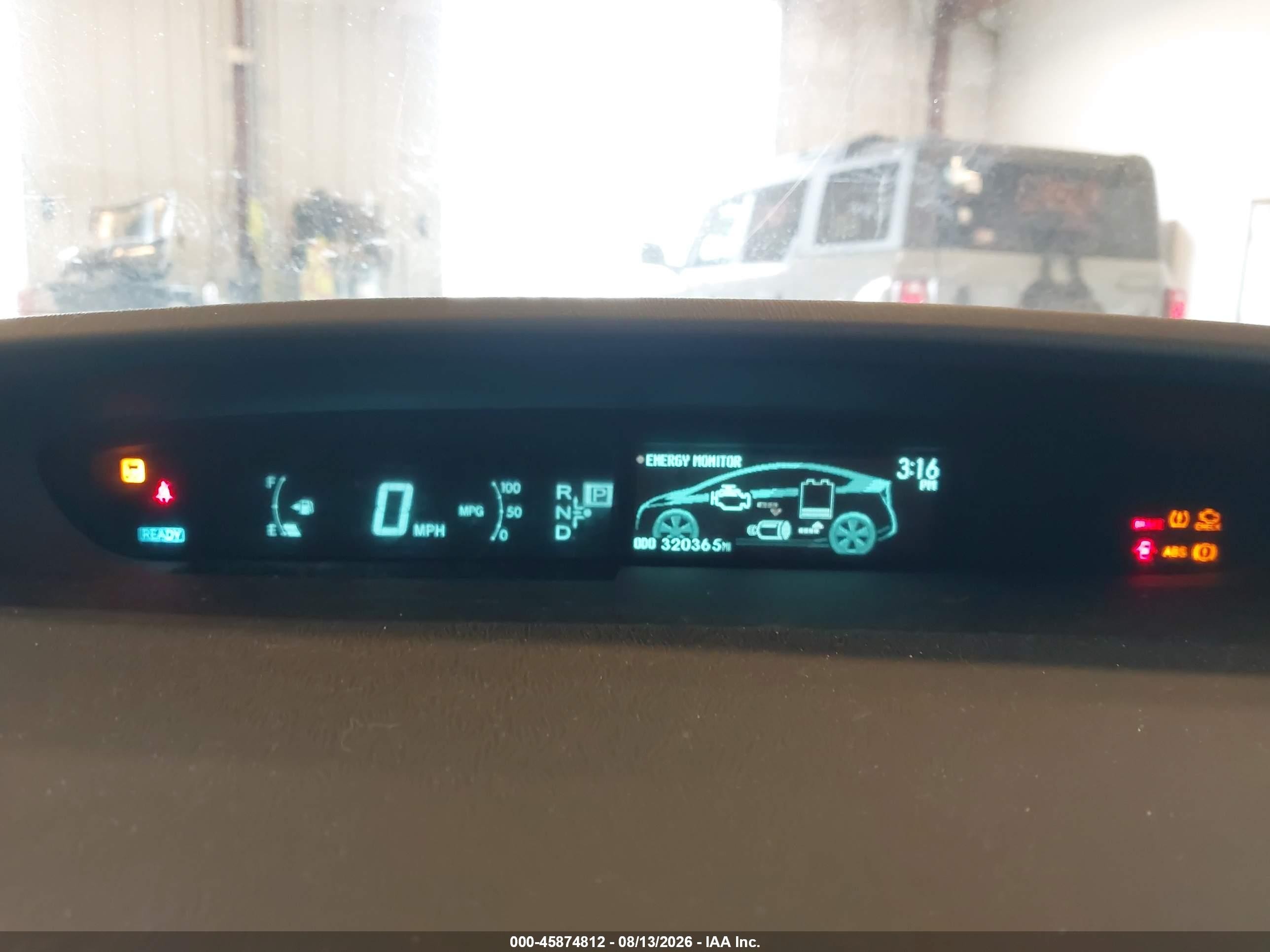 2011 Toyota Prius Two Gray vin: JTDKN3DU6B0283483