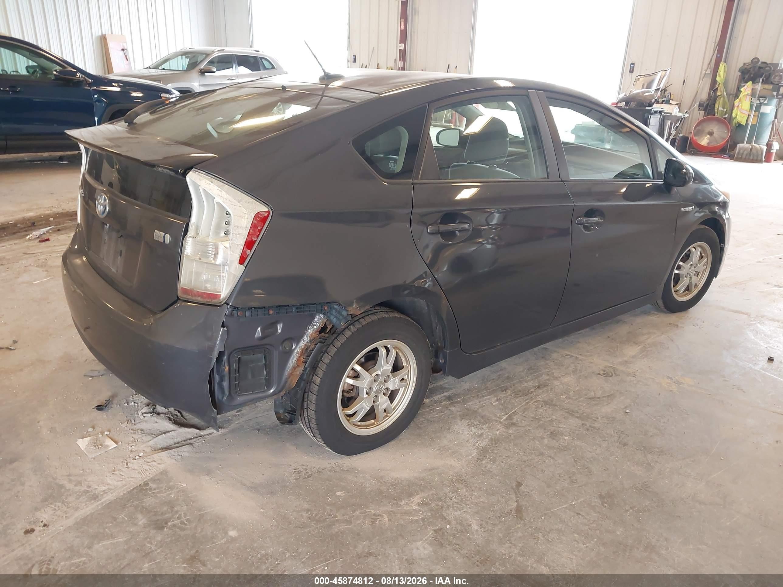 2011 Toyota Prius Two Gray vin: JTDKN3DU6B0283483
