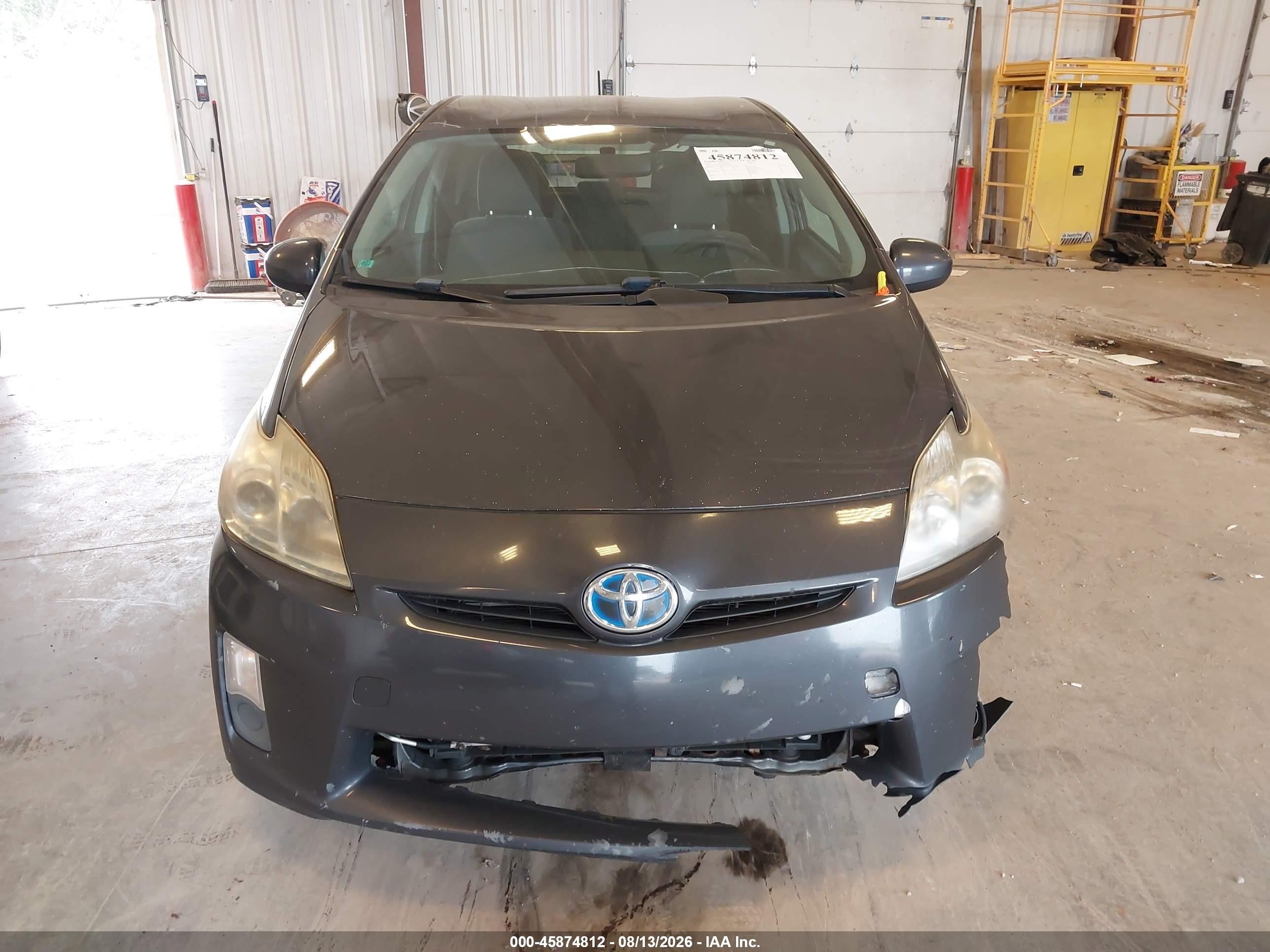 2011 Toyota Prius Two Gray vin: JTDKN3DU6B0283483