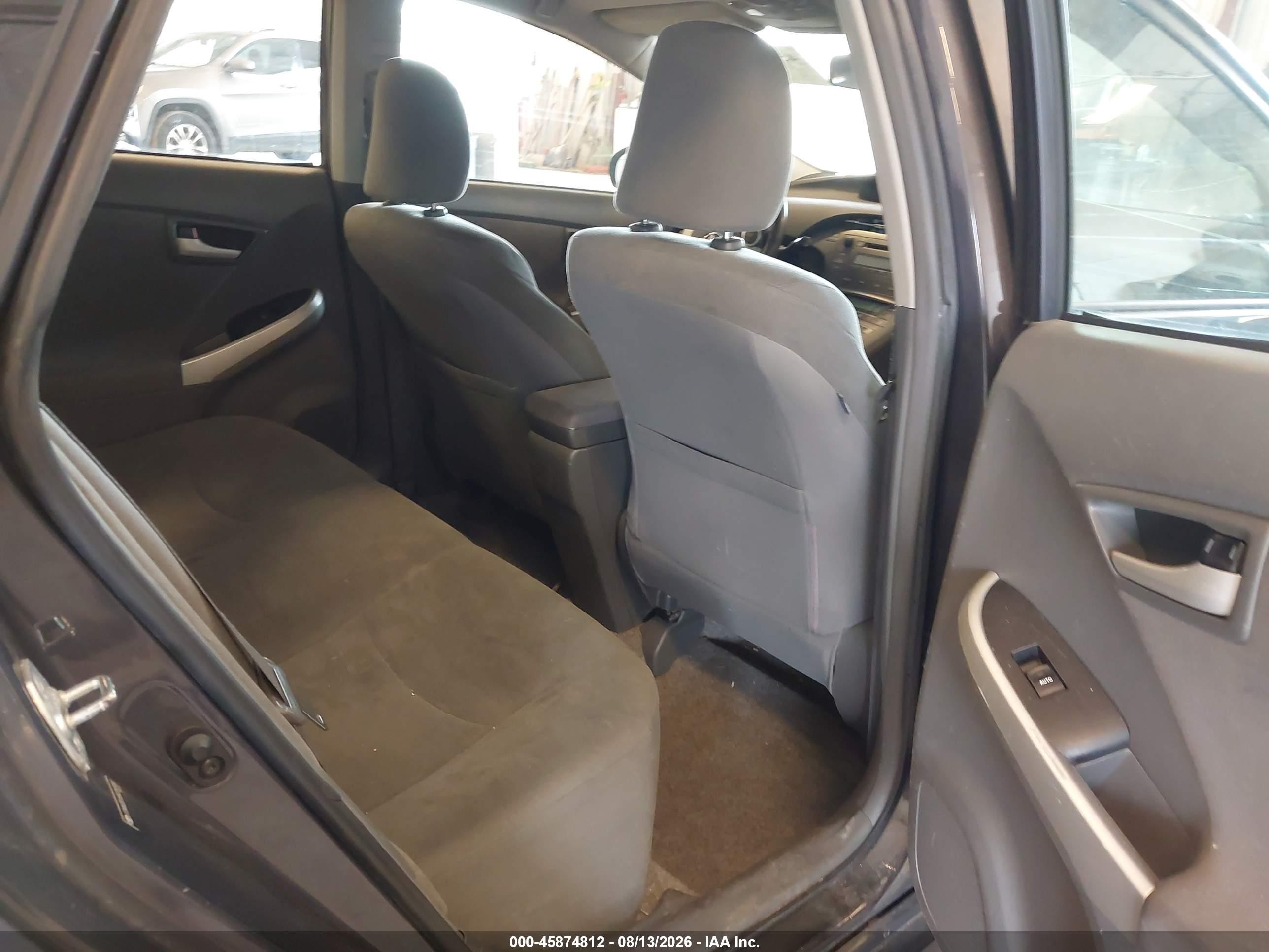 2011 Toyota Prius Two Gray vin: JTDKN3DU6B0283483