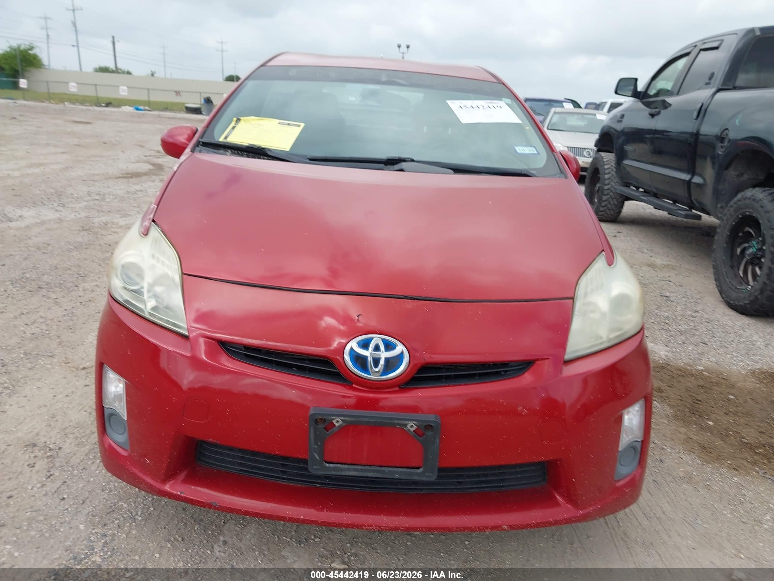 2011 Toyota Prius Three Red vin: JTDKN3DU6B0297948