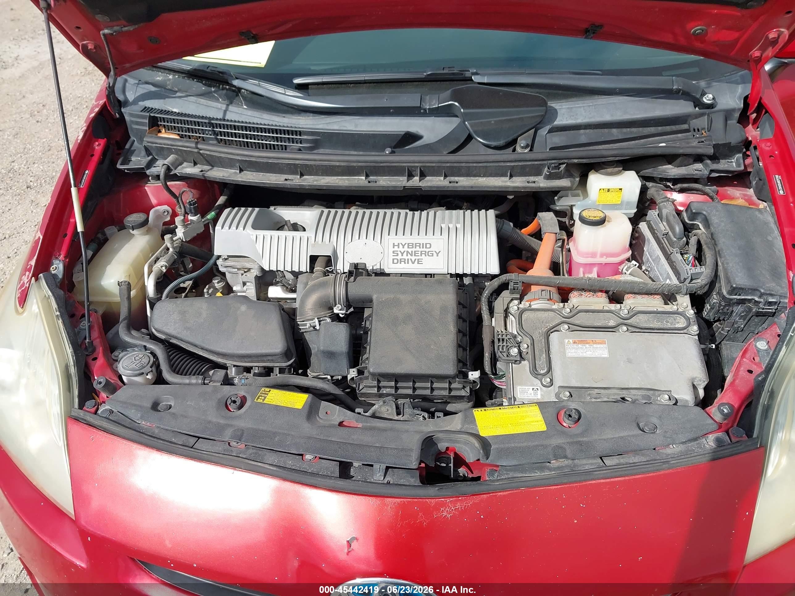 2011 Toyota Prius Three Red vin: JTDKN3DU6B0297948