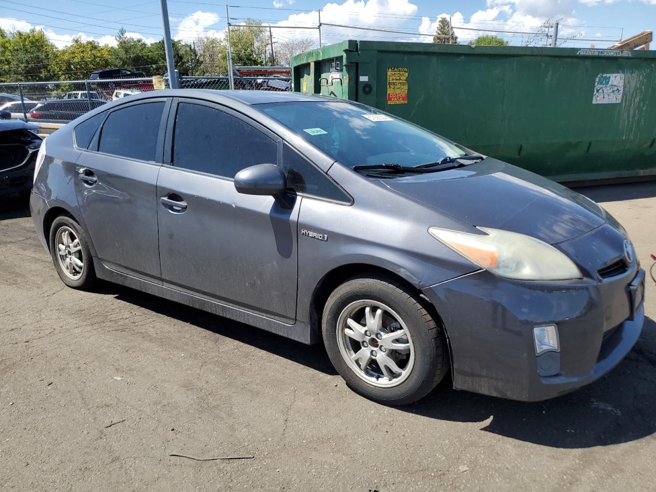 2011 Toyota Prius Серый vin: JTDKN3DU6B0303442