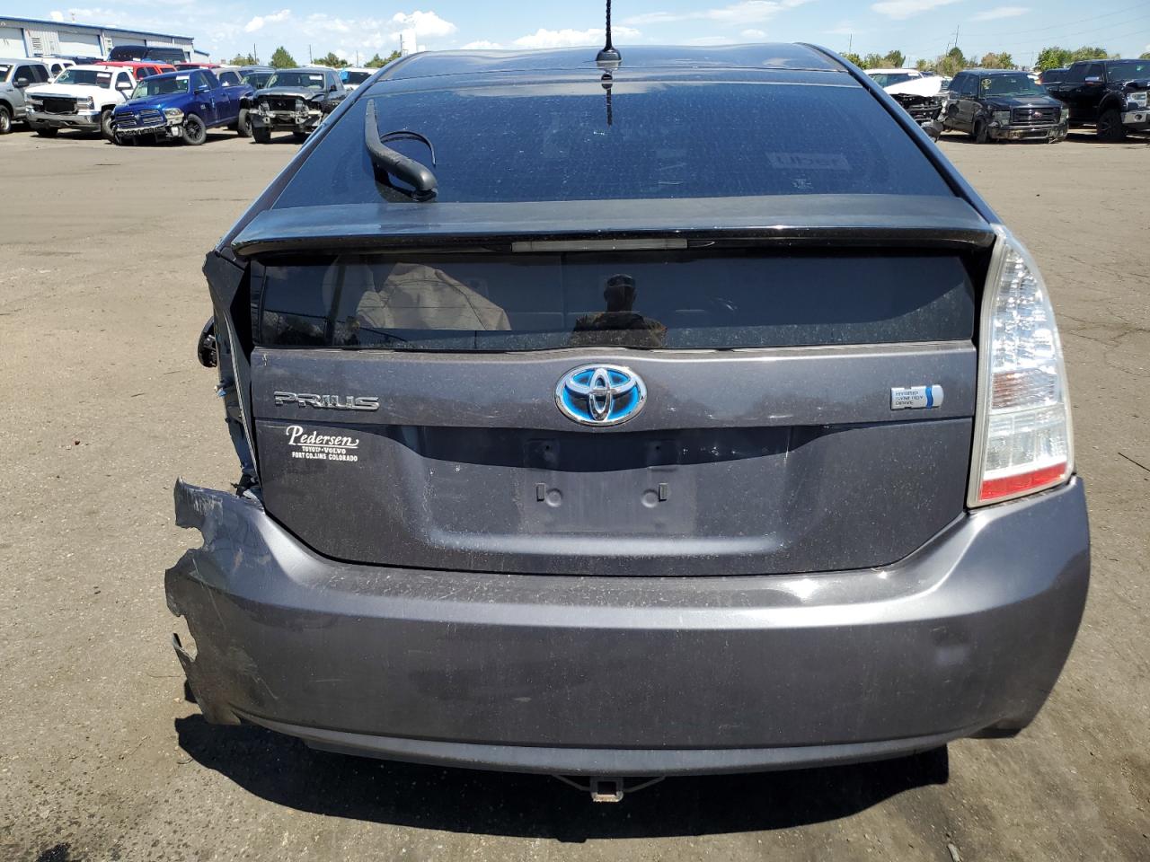 2011 Toyota Prius Серый vin: JTDKN3DU6B0303442