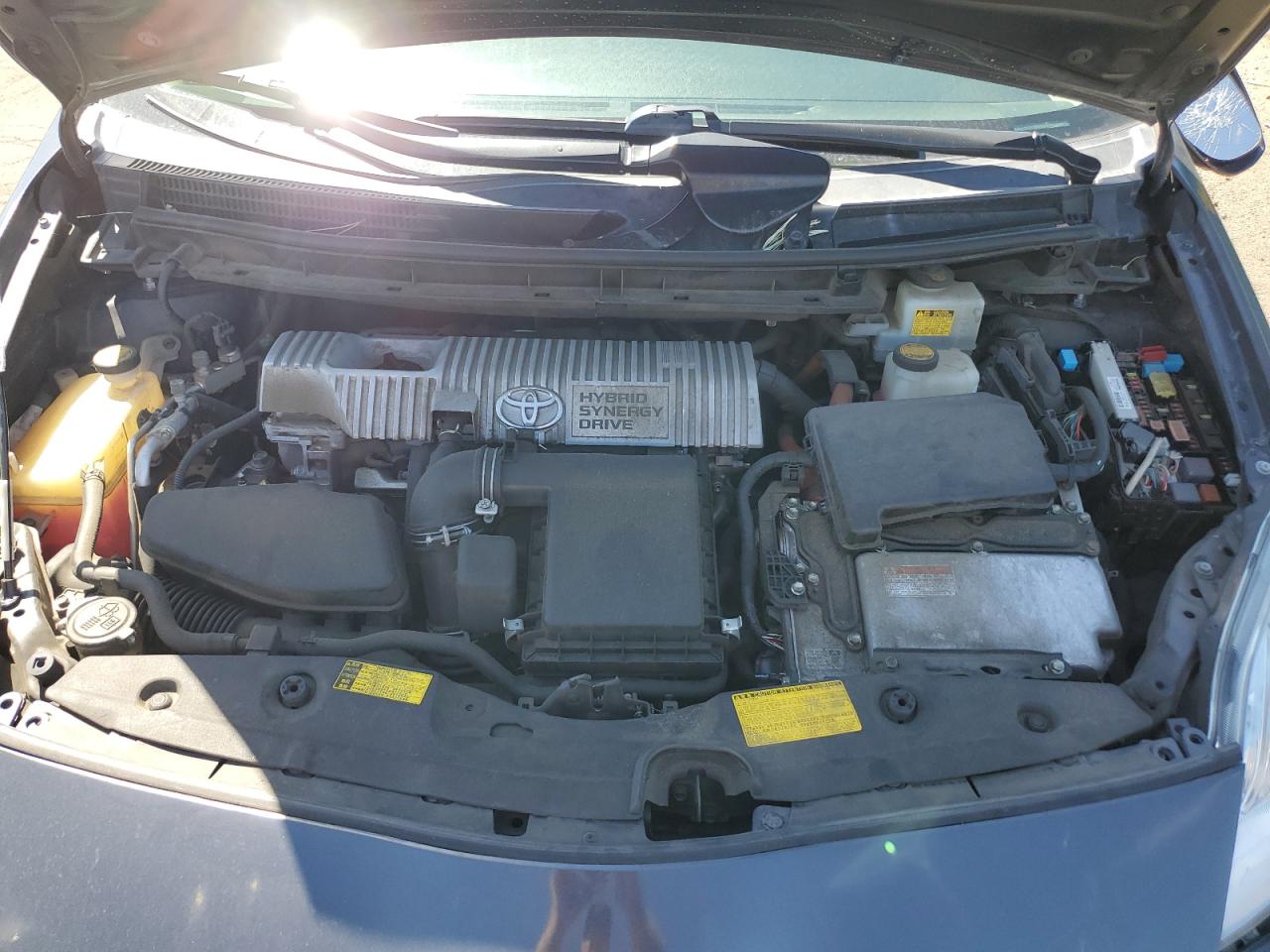 2011 Toyota Prius Серый vin: JTDKN3DU6B0303442
