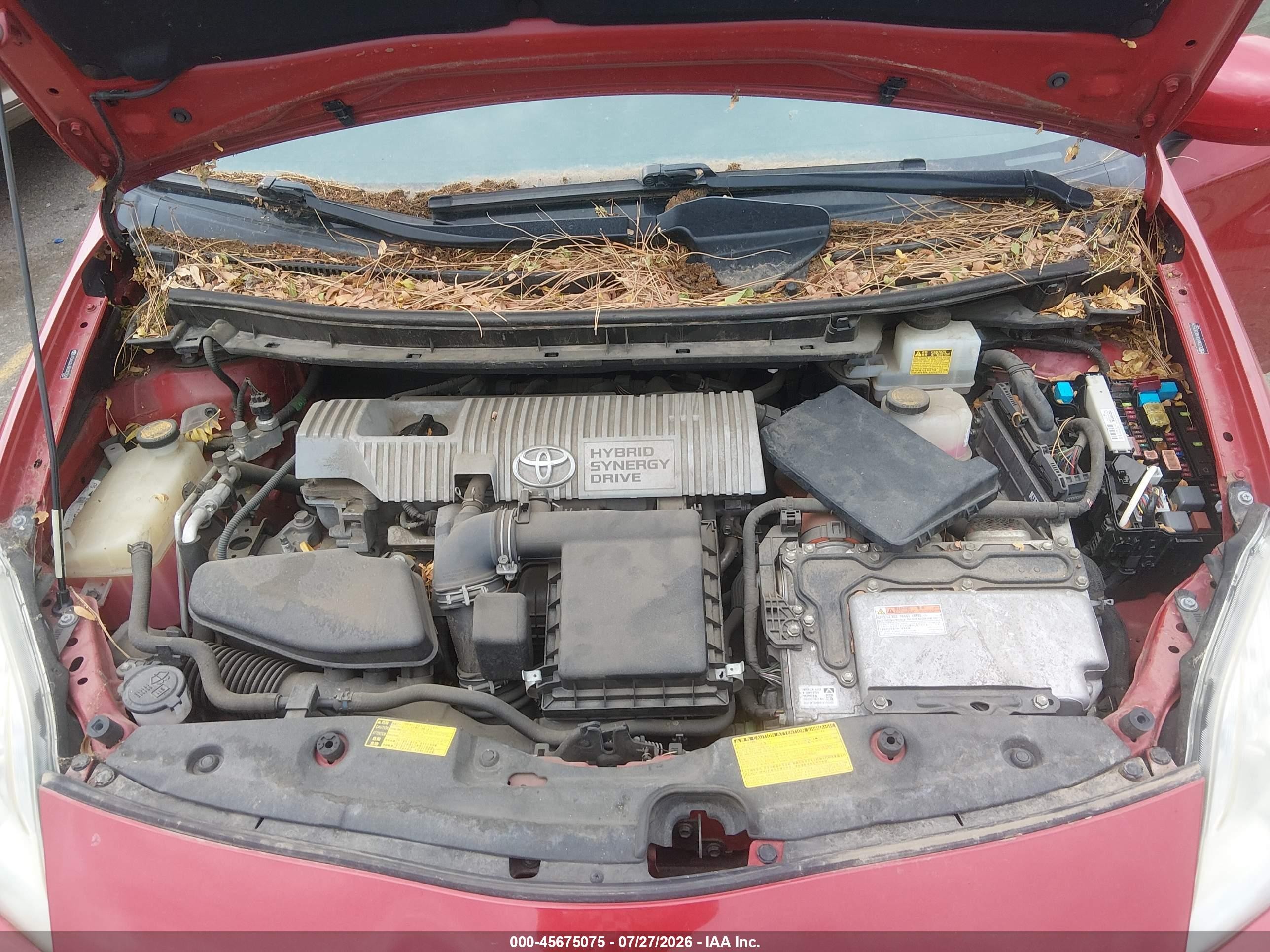 2011 Toyota Prius Two Red vin: JTDKN3DU6B0305529