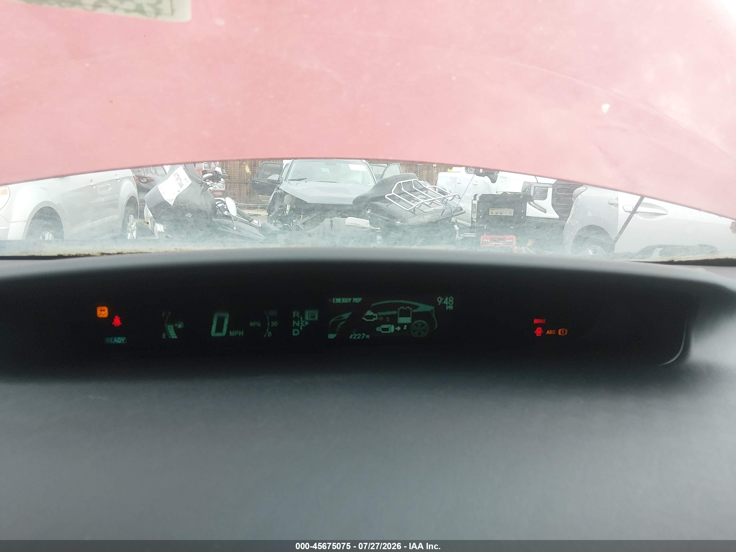 2011 Toyota Prius Two Red vin: JTDKN3DU6B0305529