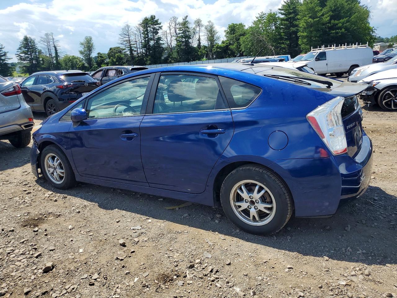 2011 Toyota Prius Two Blue vin: JTDKN3DU6B0324243