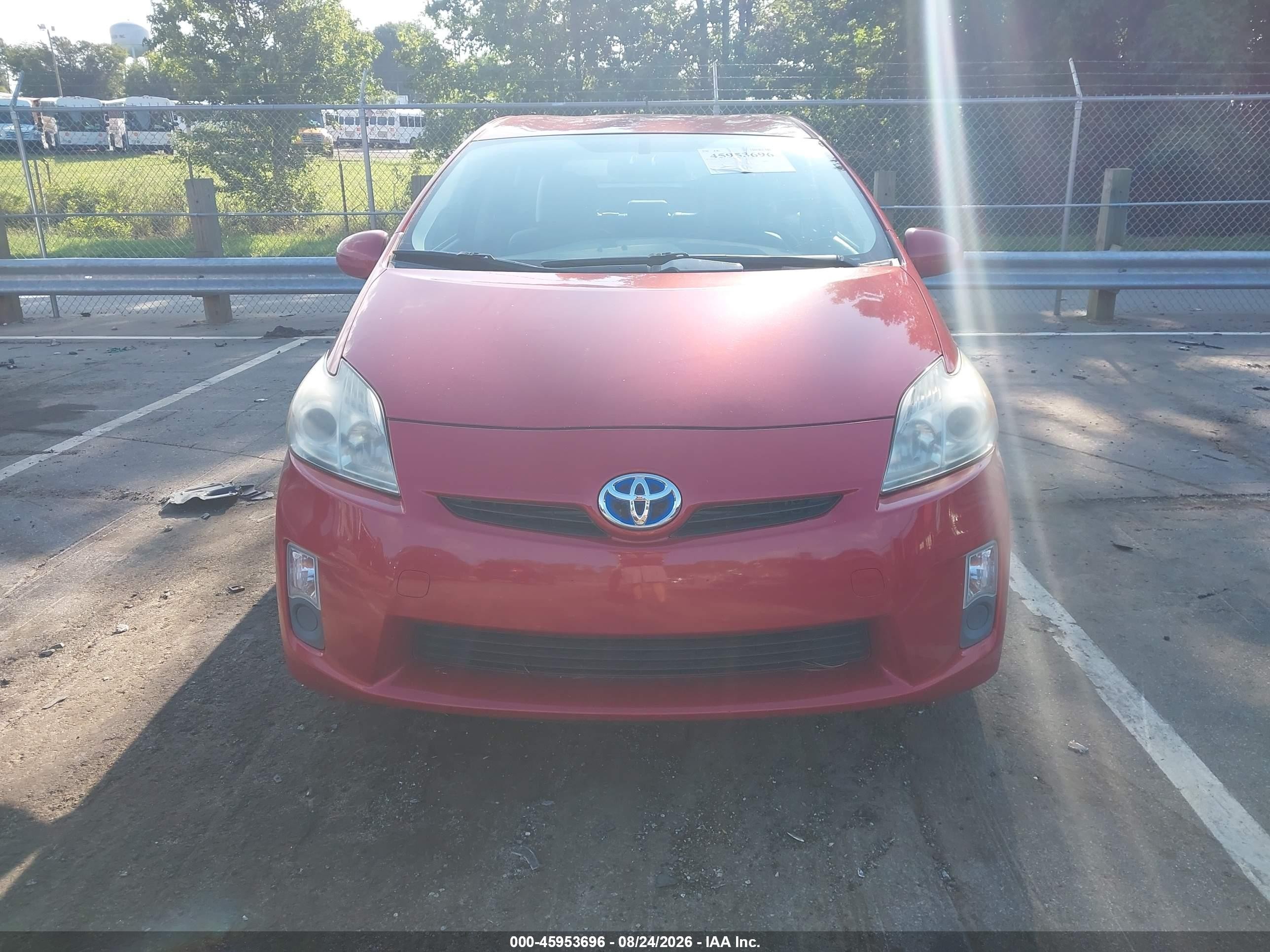 2011 Toyota Prius Four Red vin: JTDKN3DU6B0325831