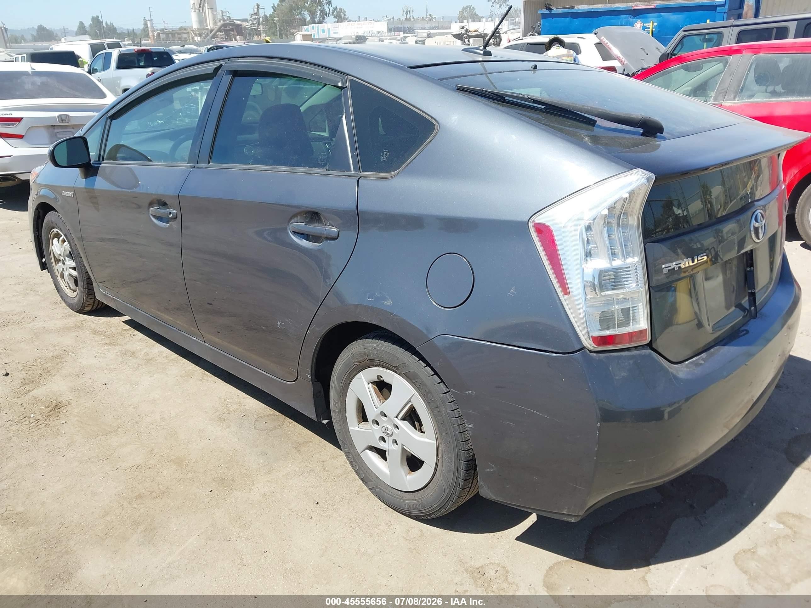 2011 Toyota Prius Two Серый vin: JTDKN3DU6B1369581