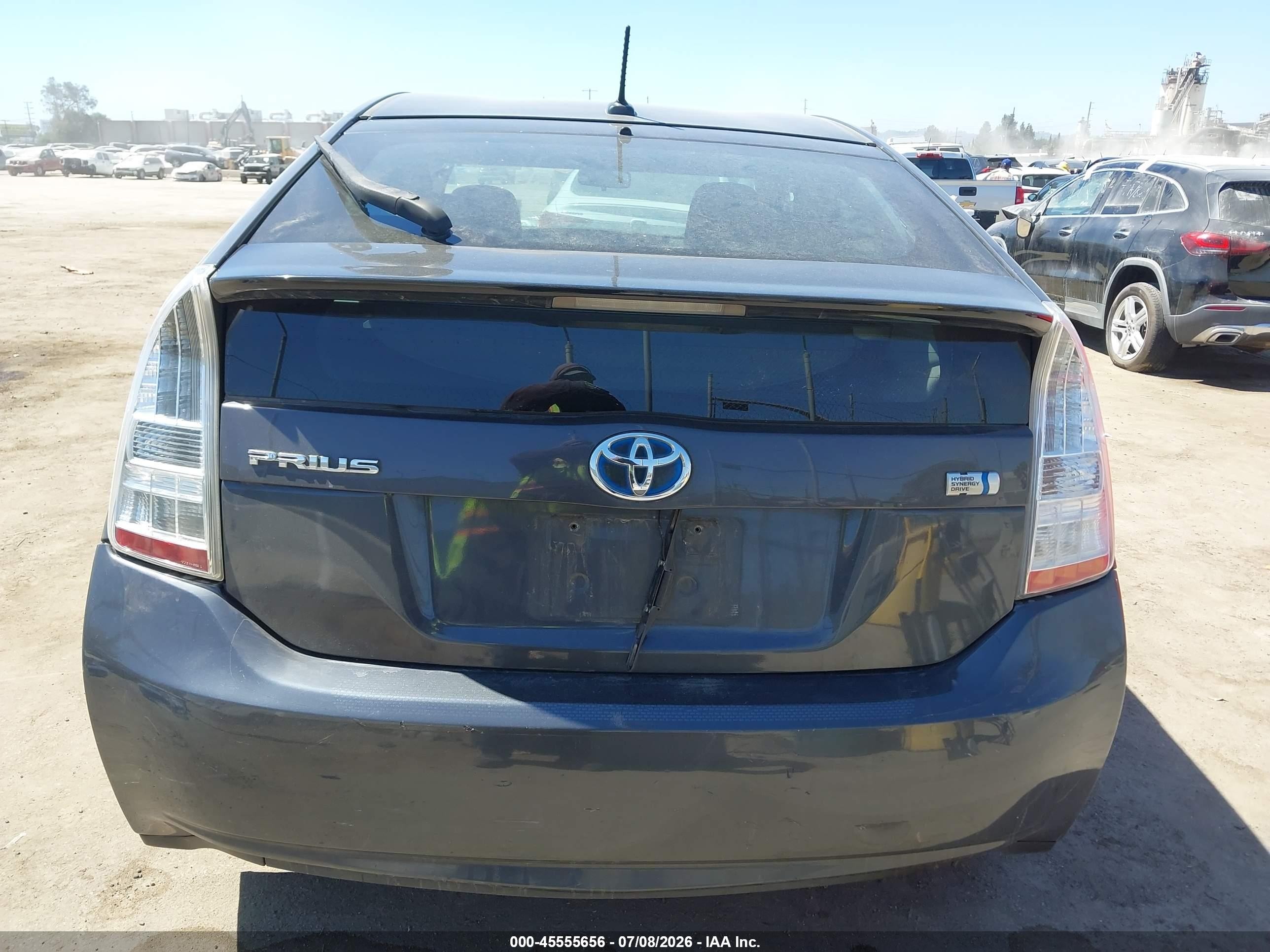 2011 Toyota Prius Two Серый vin: JTDKN3DU6B1369581