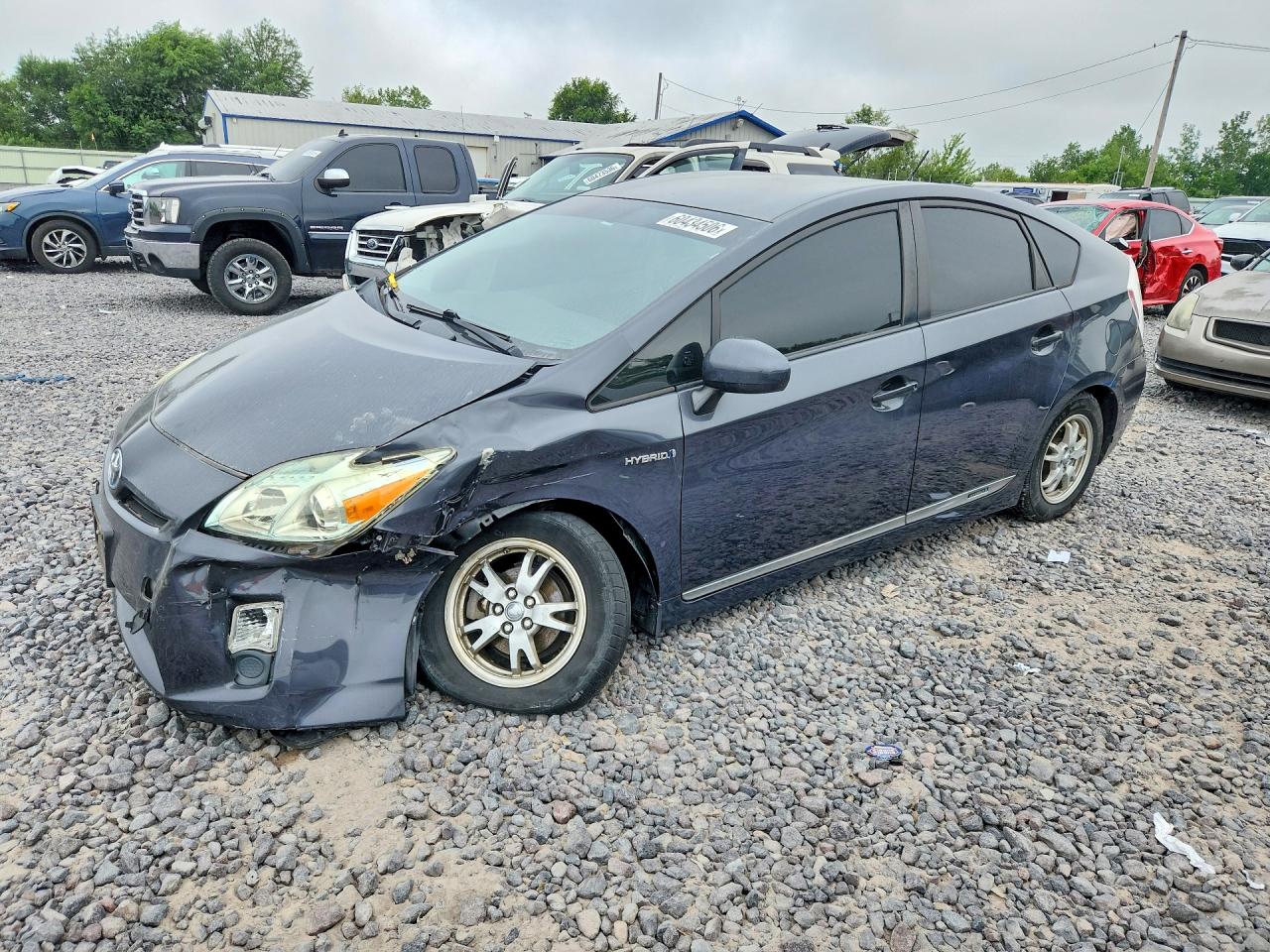 2011 Toyota Prius Four Серый vin: JTDKN3DU6B1375817