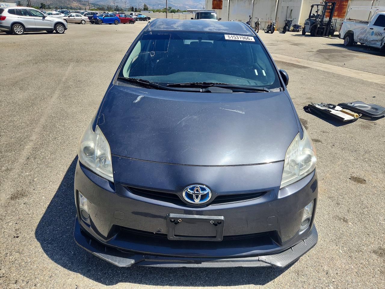 2011 Toyota Prius Two Gray vin: JTDKN3DU6B1403874
