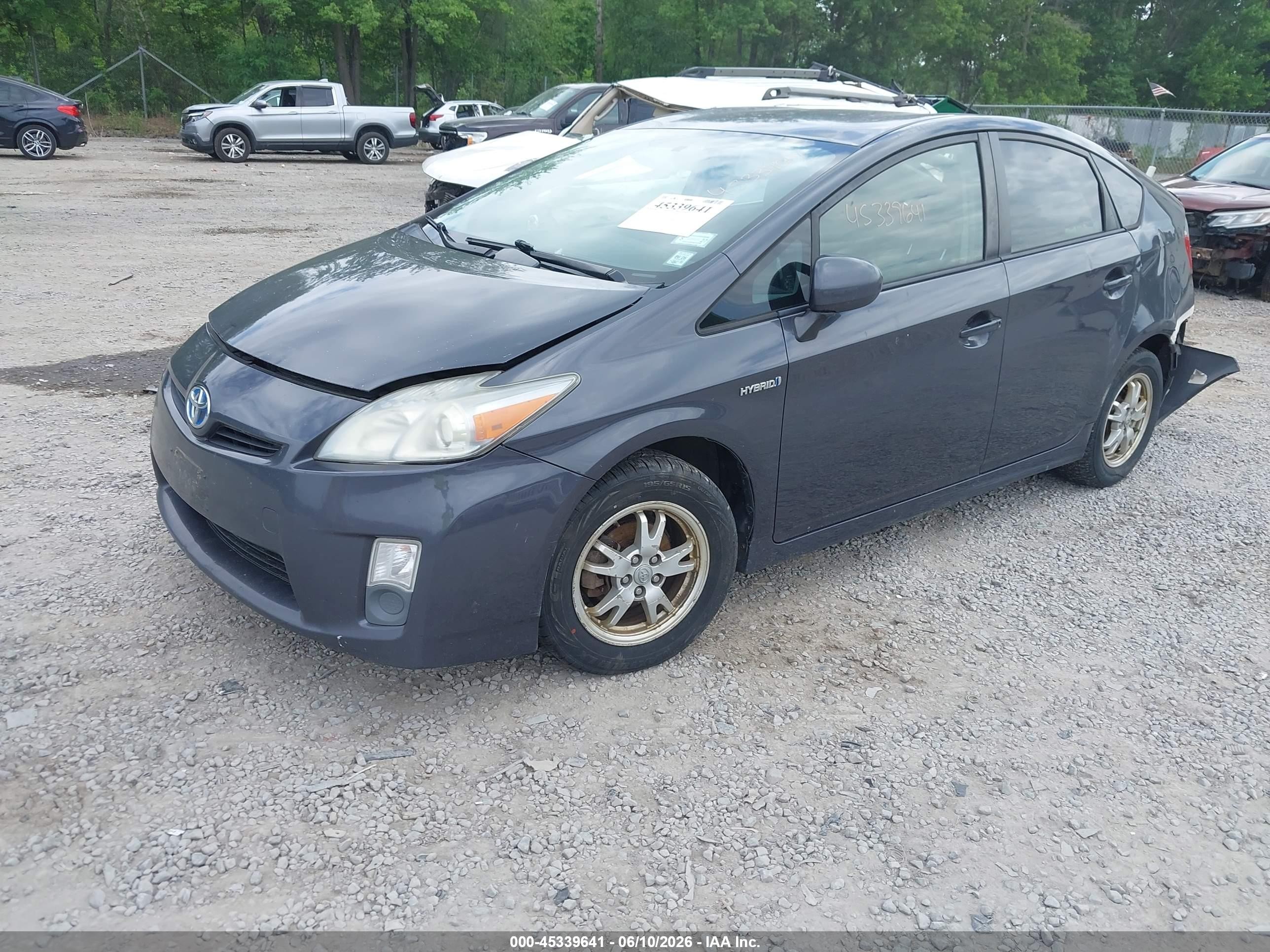2011 Toyota Prius Three Gray vin: JTDKN3DU6B1409576