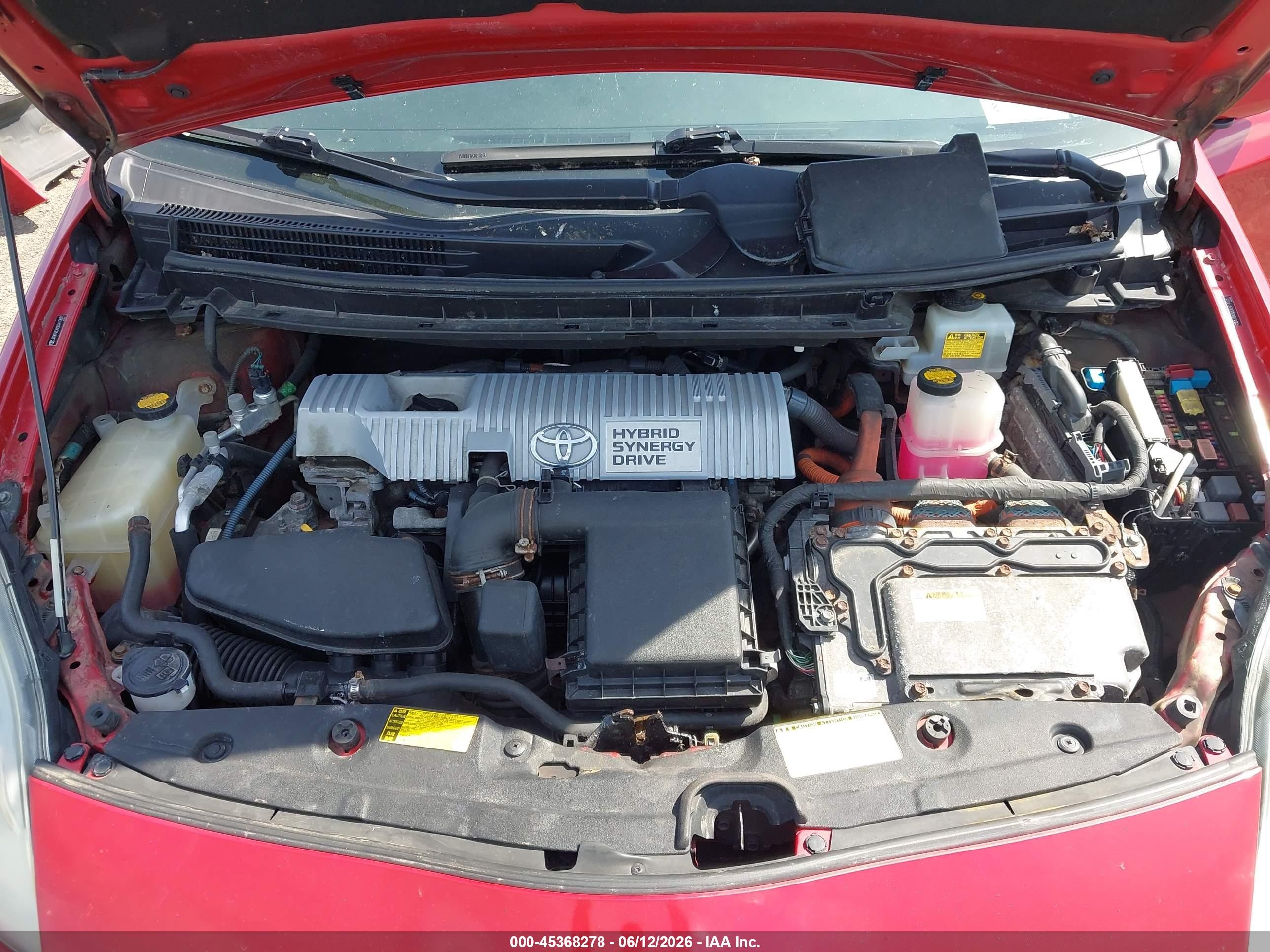 2011 Toyota Prius Three Red vin: JTDKN3DU6B1410811