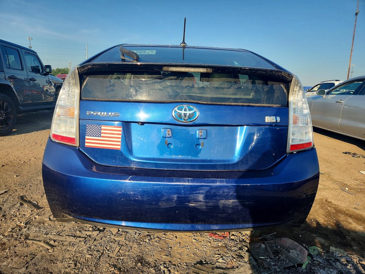 2011 Toyota Prius Four Blue vin: JTDKN3DU6B1425809