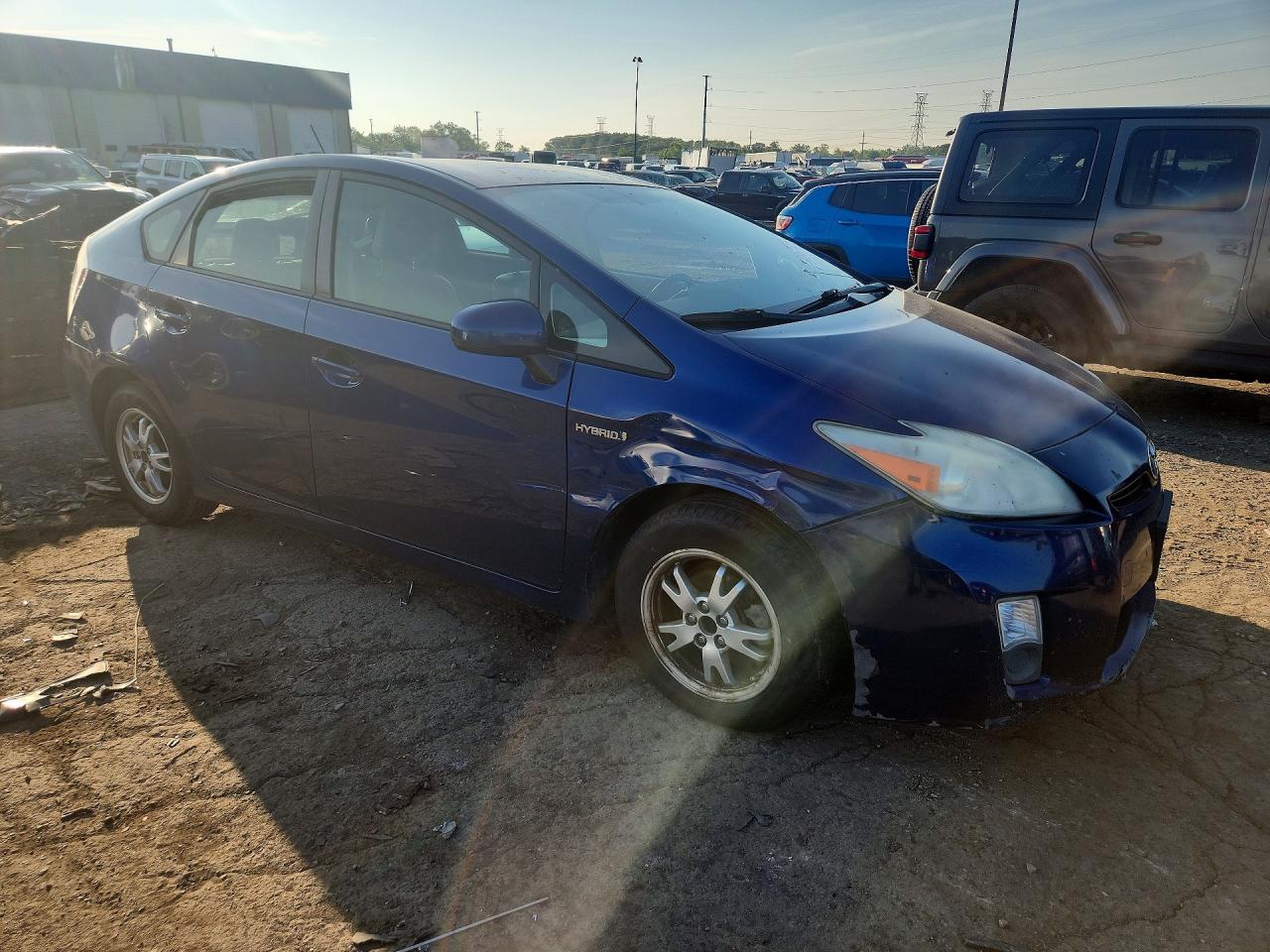 2011 Toyota Prius Four Blue vin: JTDKN3DU6B1425809