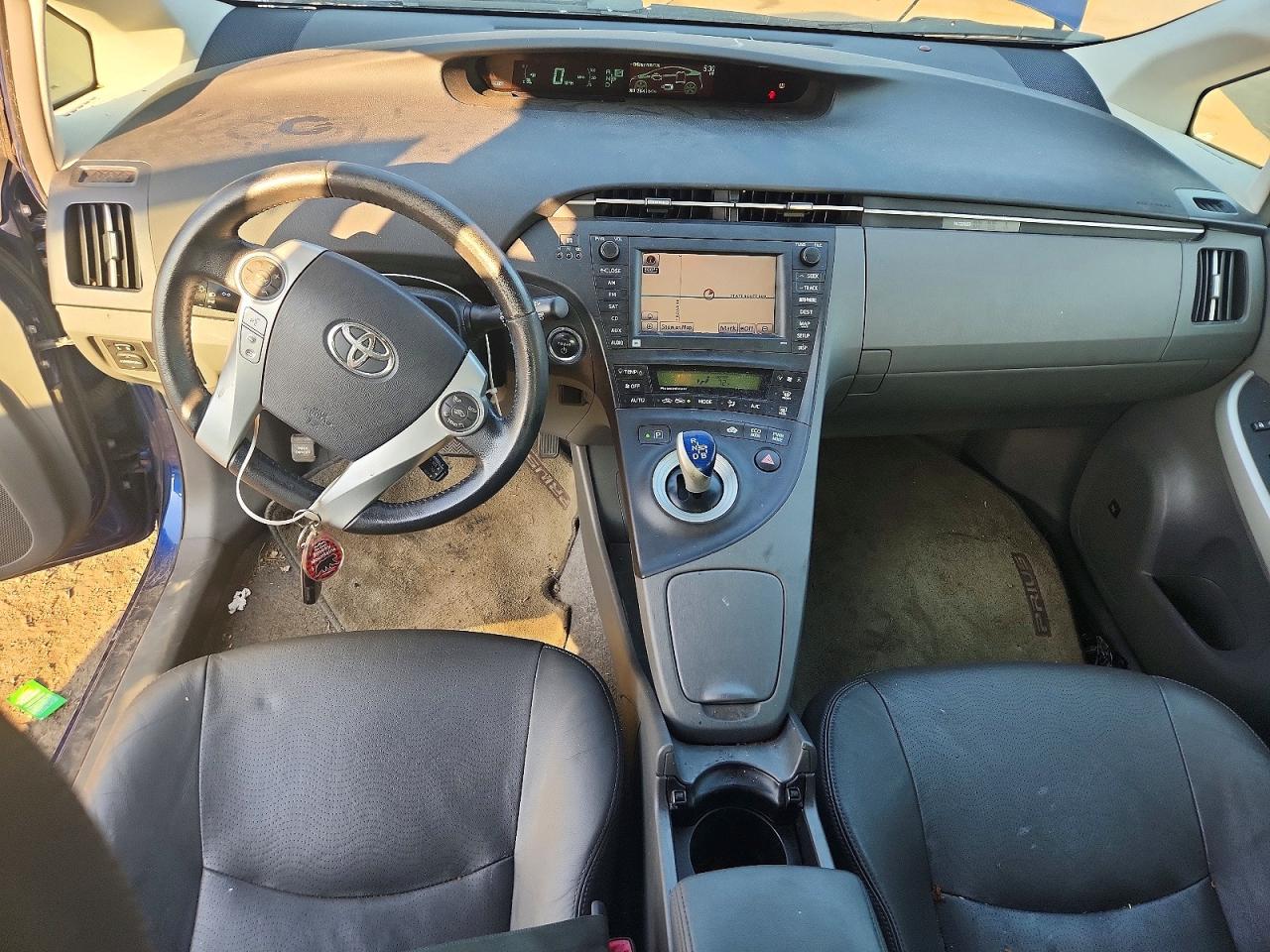 2011 Toyota Prius Four Blue vin: JTDKN3DU6B1425809
