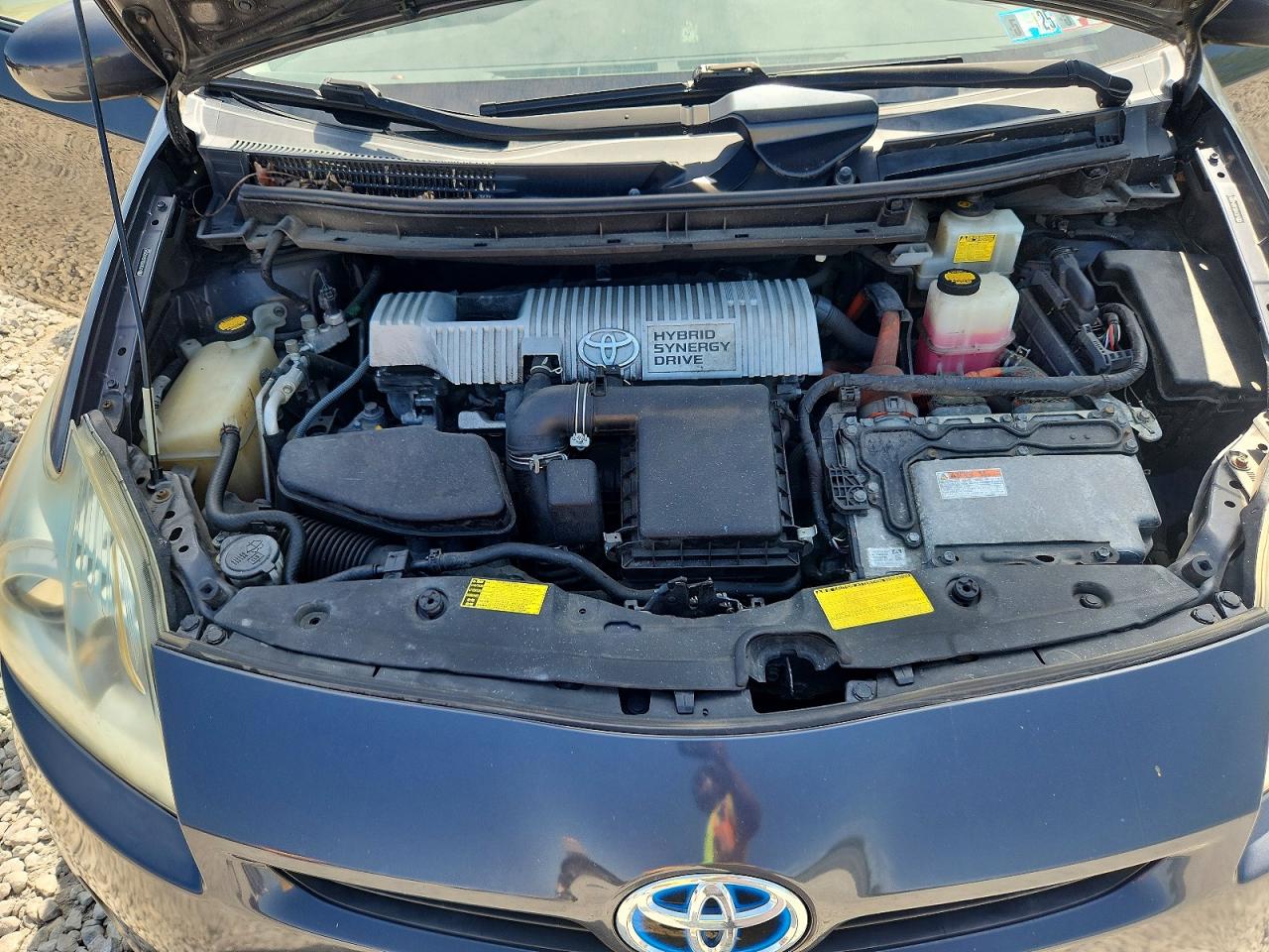 2011 Toyota Prius Three Синий vin: JTDKN3DU6B1428967