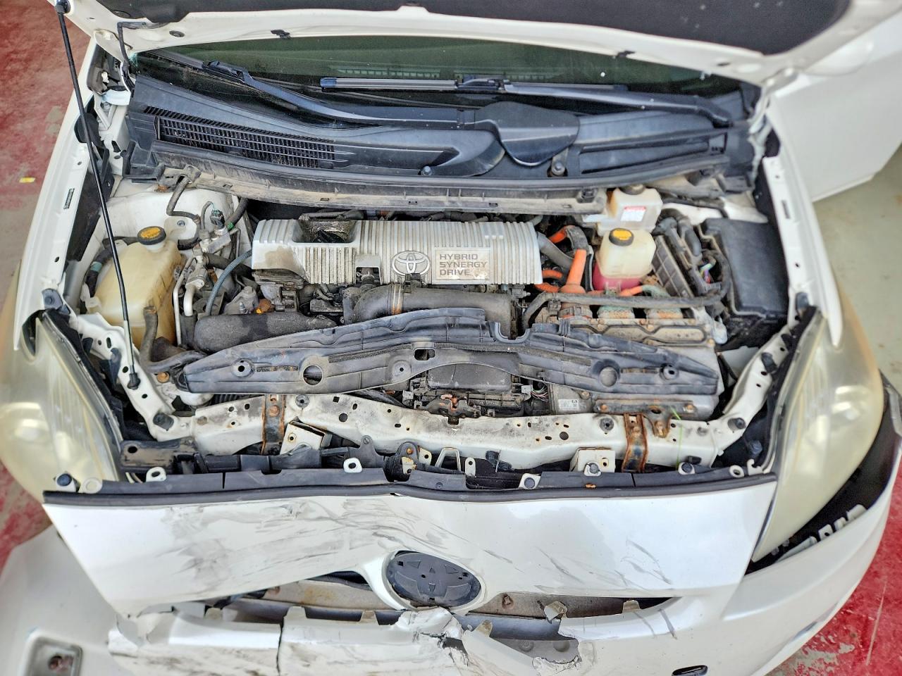 2011 Toyota Prius Four White vin: JTDKN3DU6B5314072