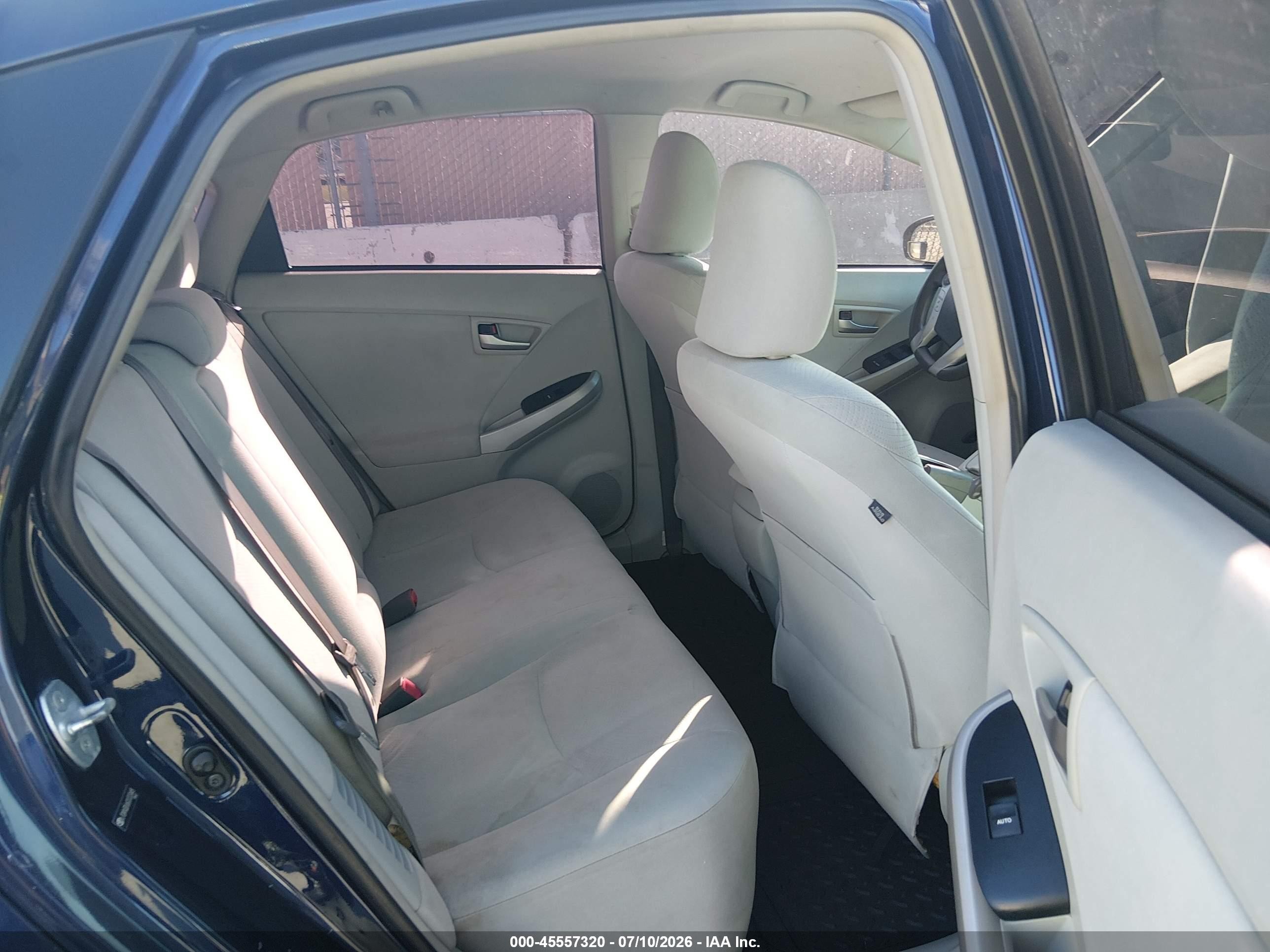 2012 Toyota Prius Two Blue vin: JTDKN3DU6C0333445