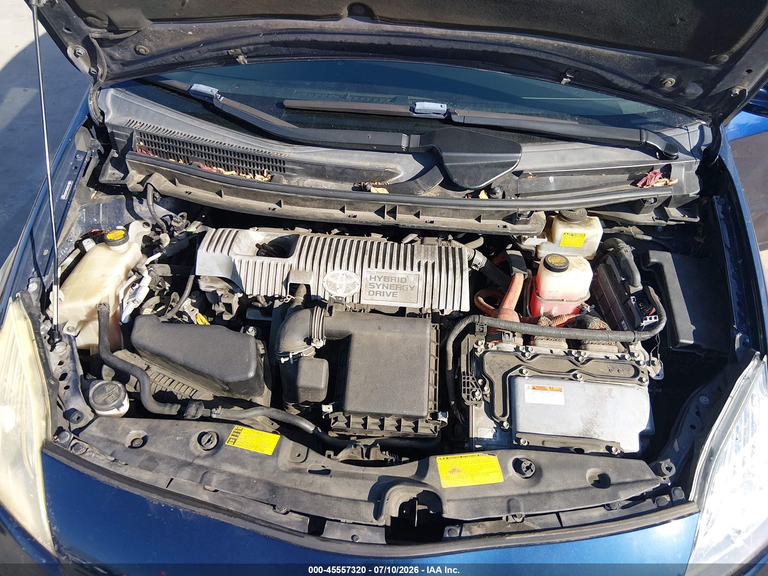 2012 Toyota Prius Two Blue vin: JTDKN3DU6C0333445