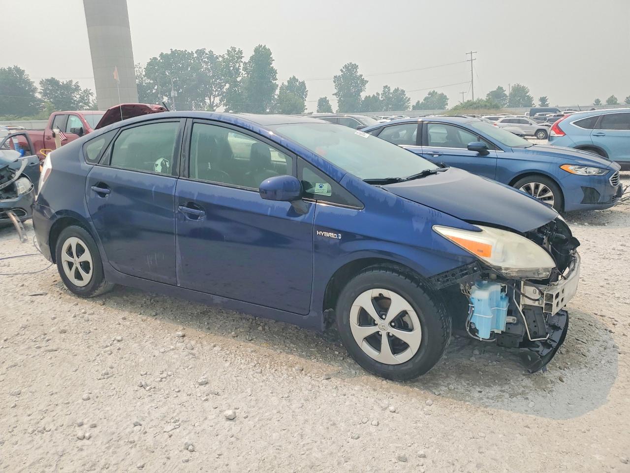 2012 Toyota Prius Three Blue vin: JTDKN3DU6C1479595