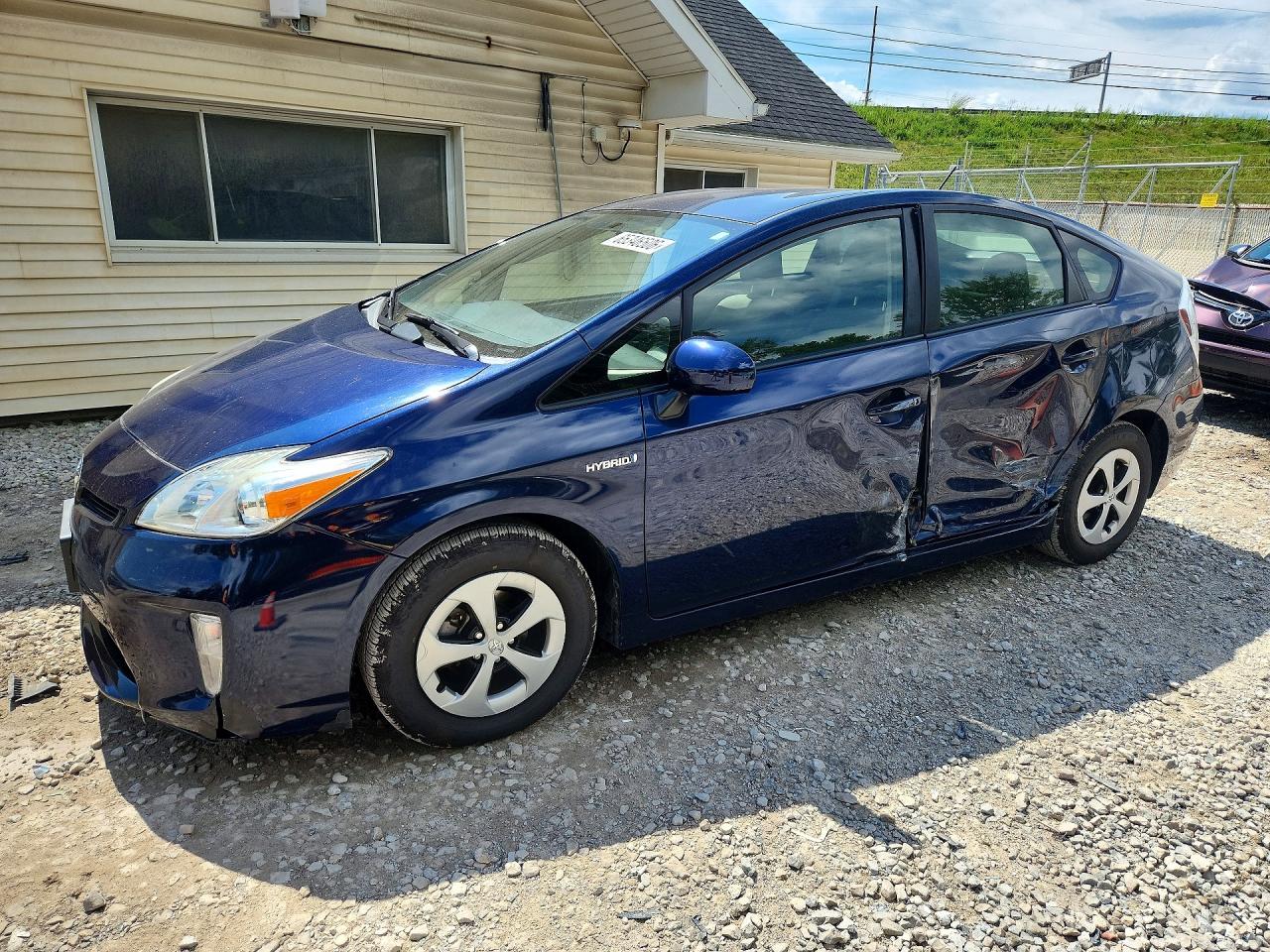 2012 Toyota Prius Two Blue vin: JTDKN3DU6C1485378