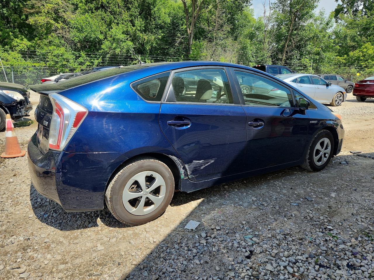 2012 Toyota Prius Two Blue vin: JTDKN3DU6C1485378