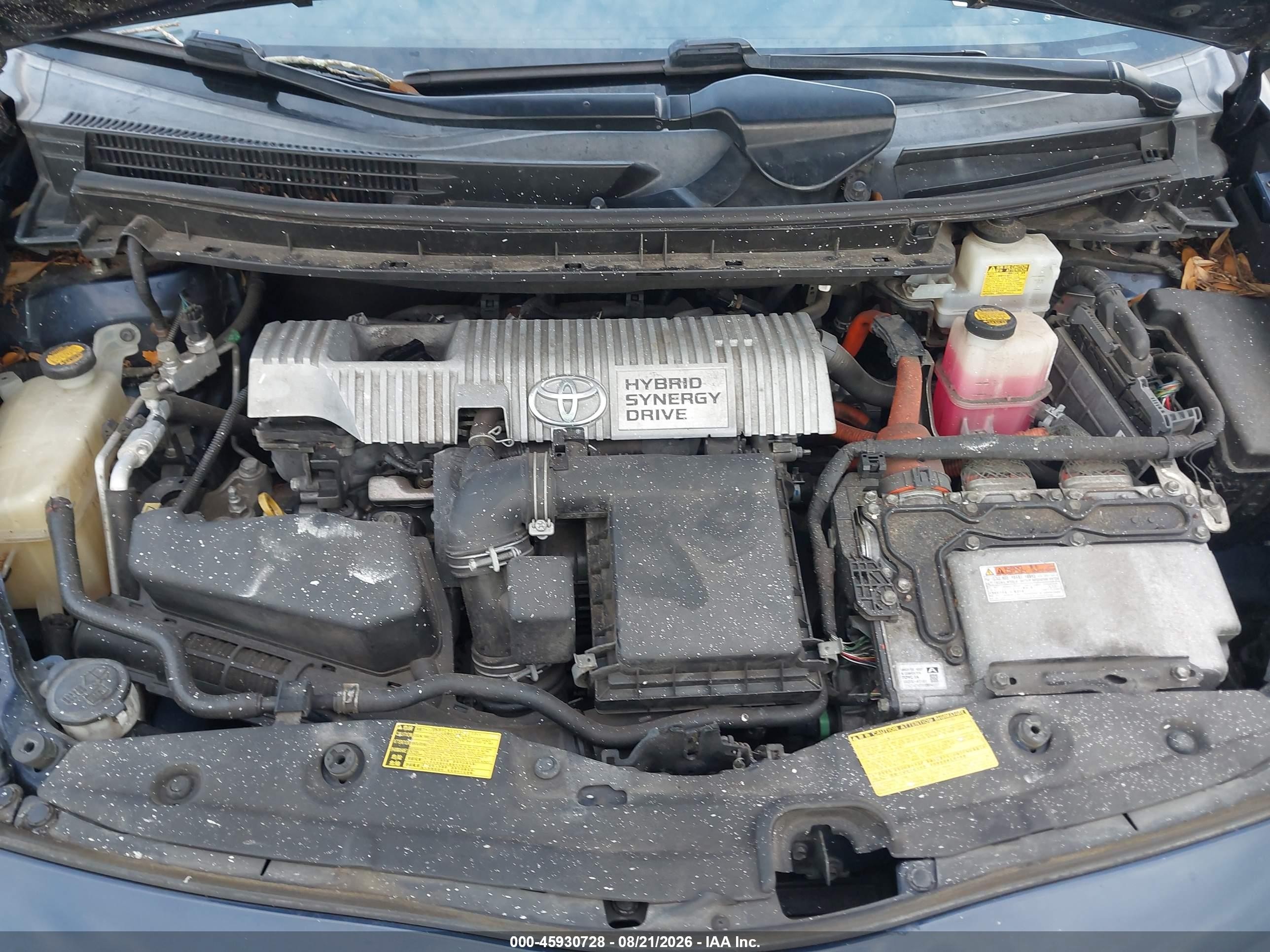 2012 Toyota Prius Three Синий vin: JTDKN3DU6C1506343