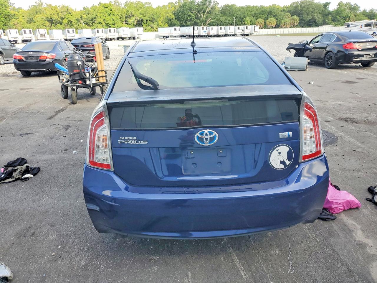 2012 Toyota Prius Two Blue vin: JTDKN3DU6C1514555