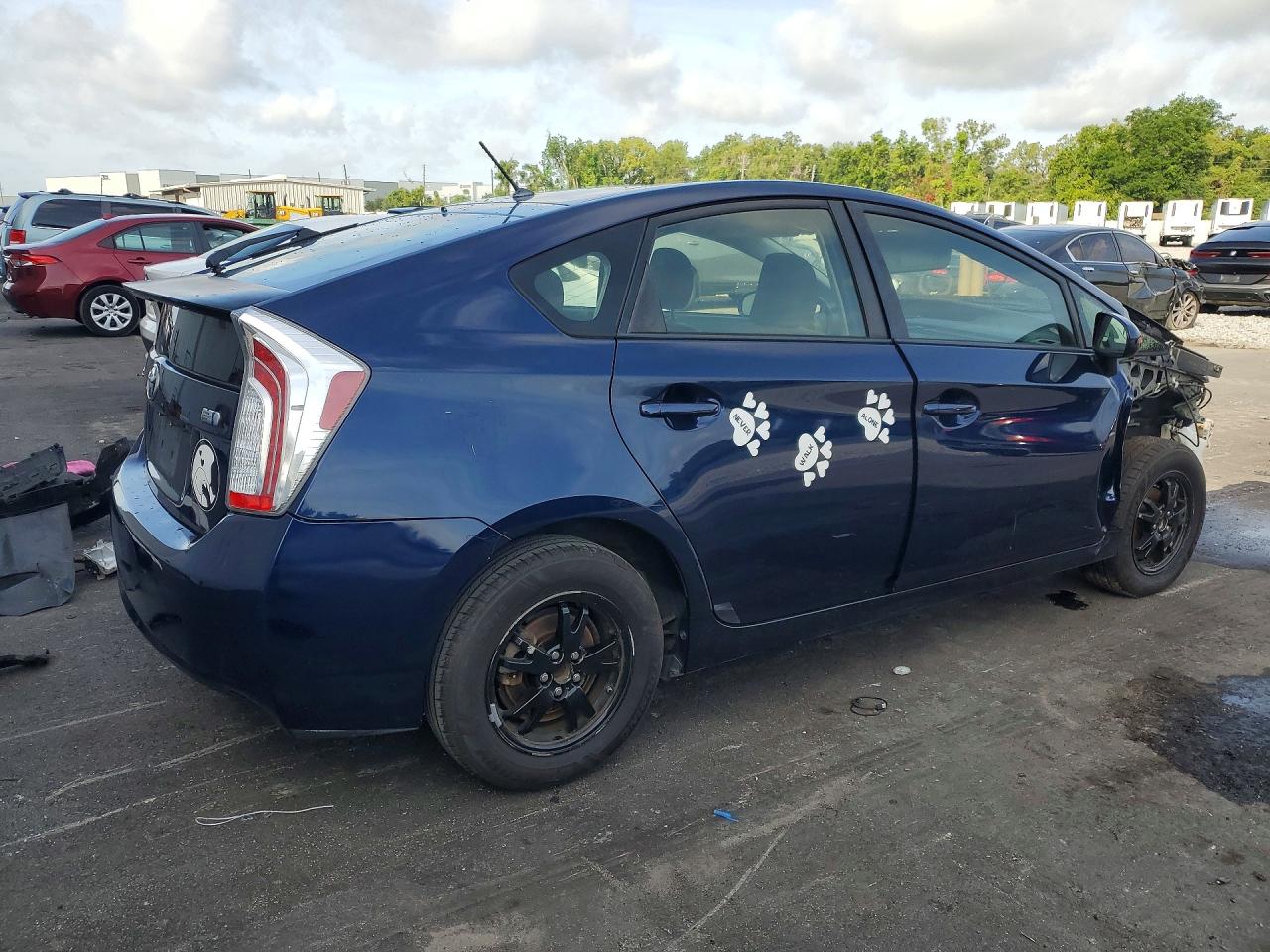 2012 Toyota Prius Two Blue vin: JTDKN3DU6C1514555